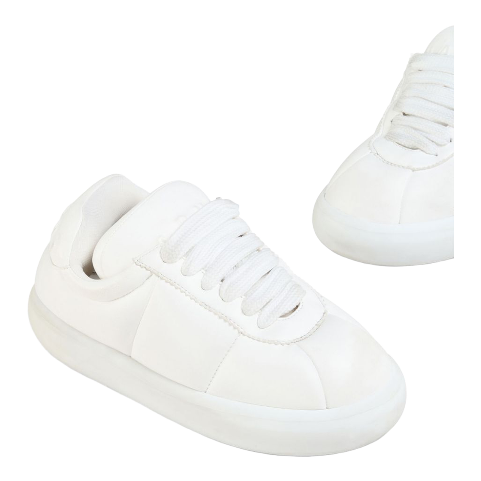 White Leather BigFoot 2.0 Sneaker