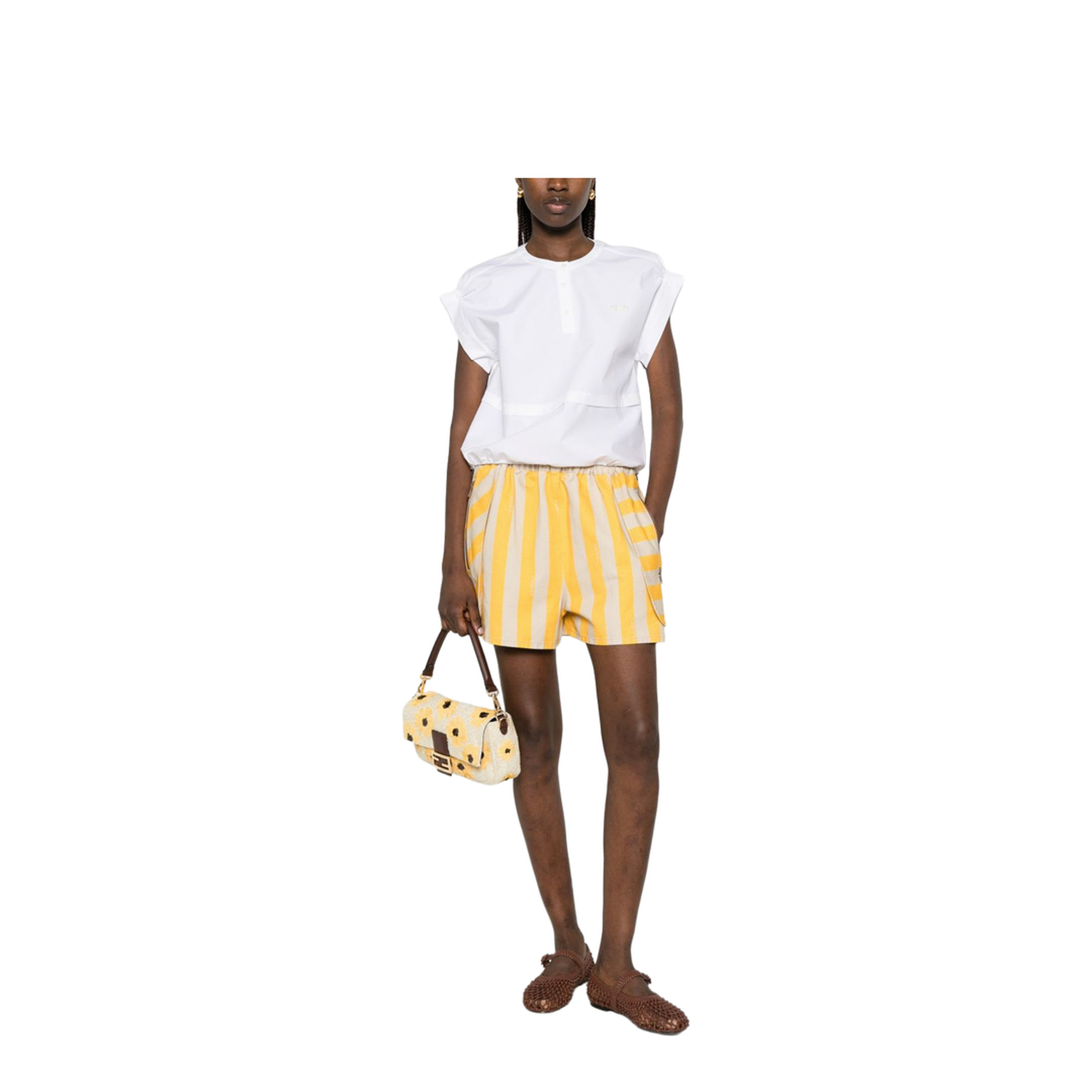 MAYFEYR - Fendi - Shorts Yellow - FLP896AOHUF1W0T
