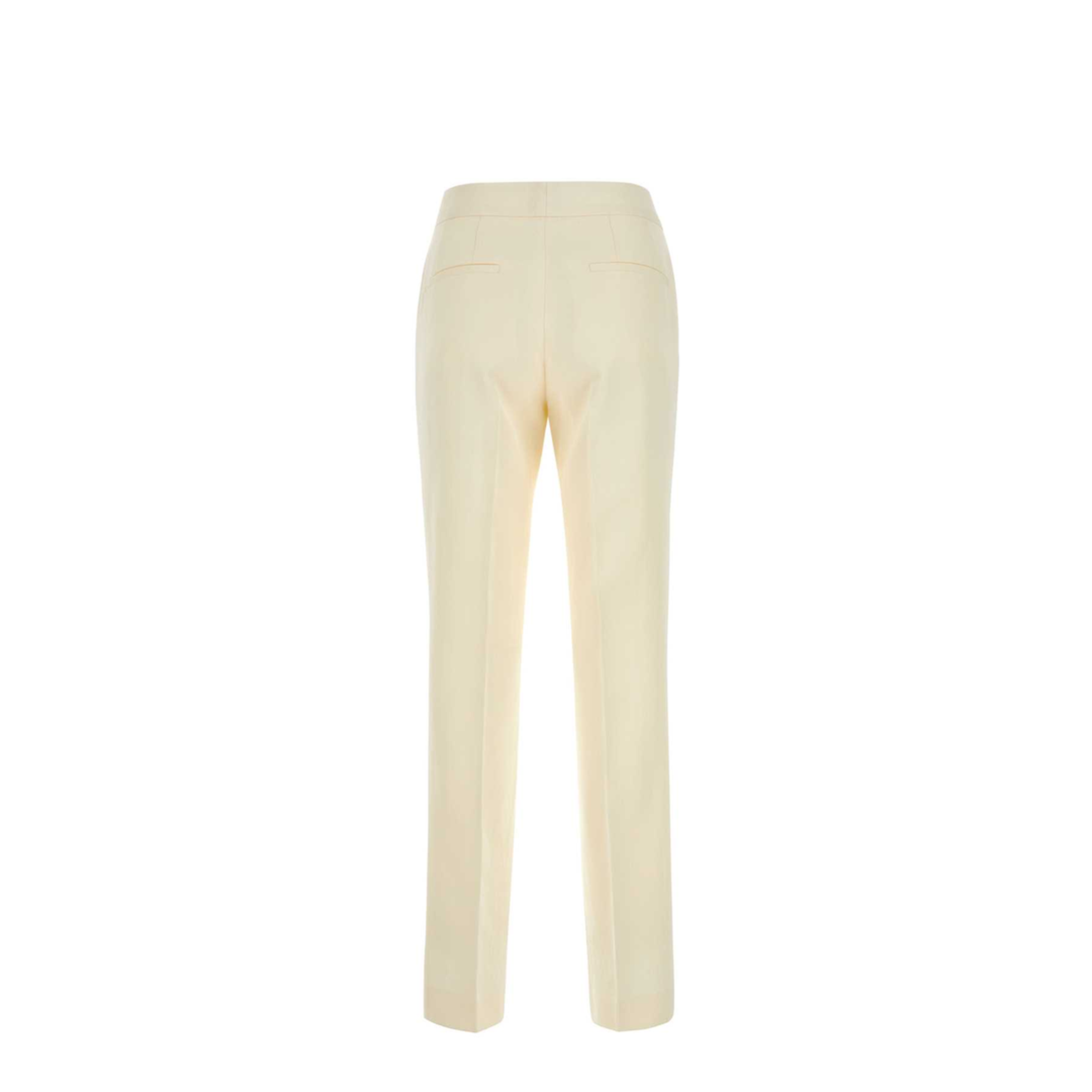 Luxury Fashion Ivory Viscose Blend Pant