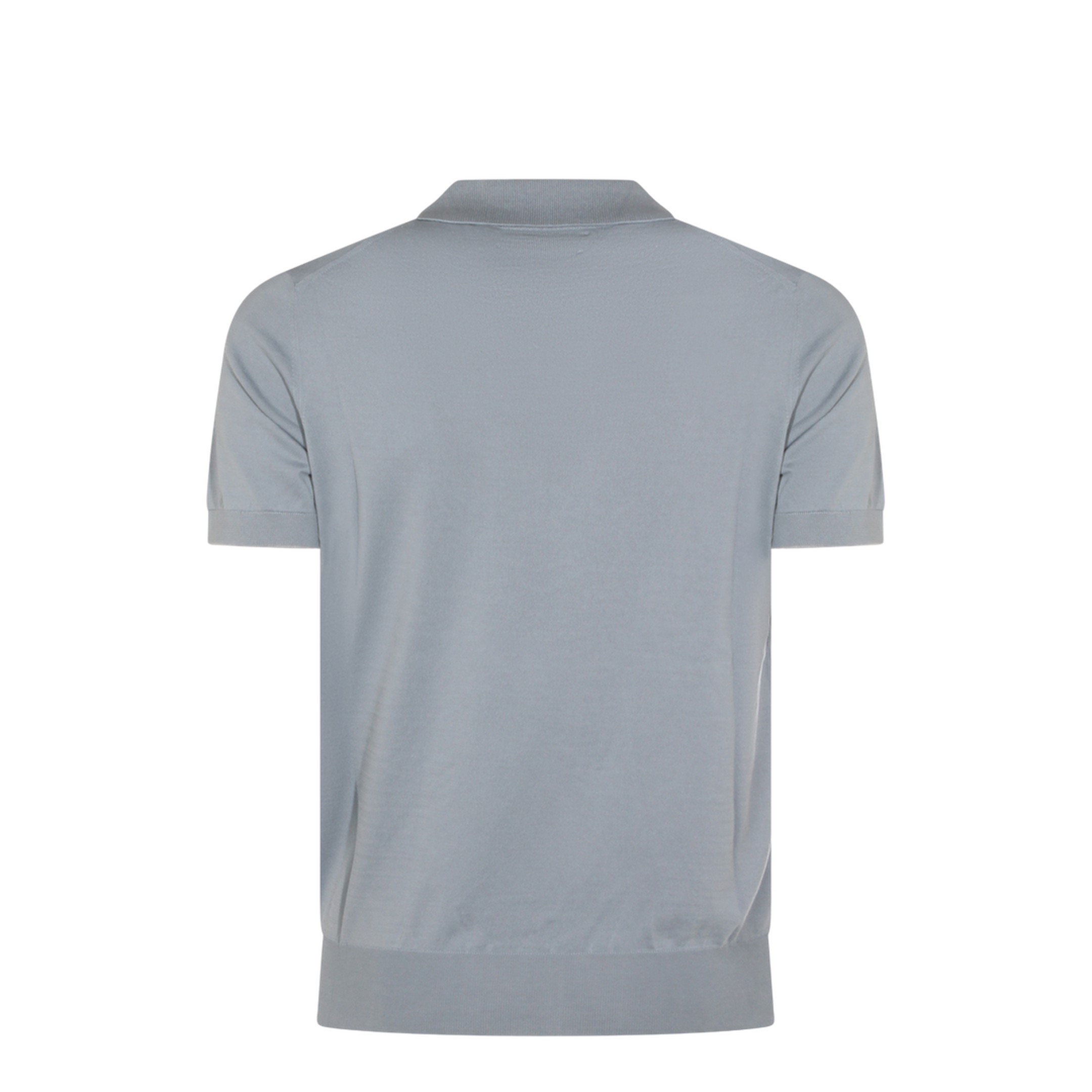 Polo Shirt Silk Nylon Blue