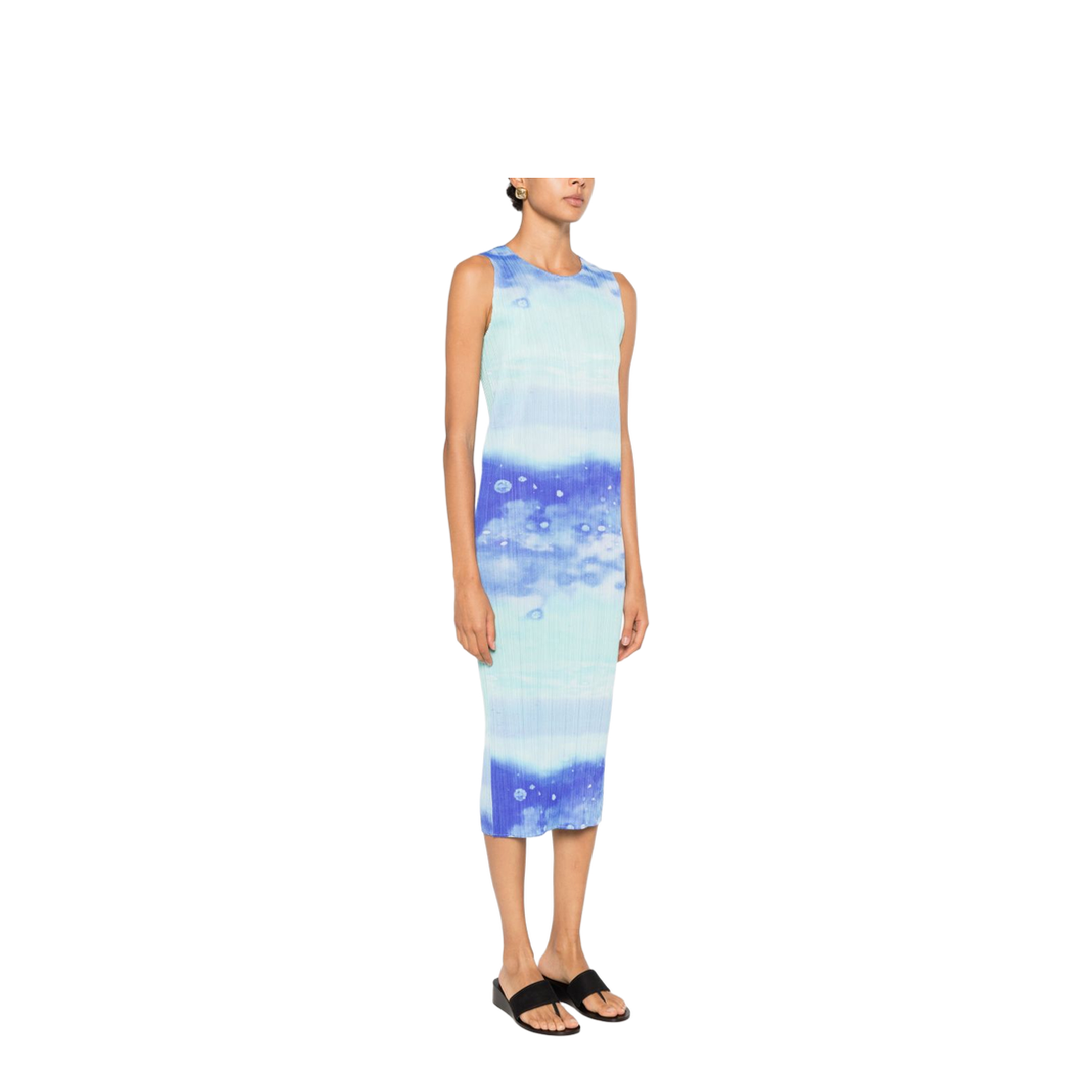 MAYFEYR - Pleats Please - Light Blue Dresses - PP66JH71672