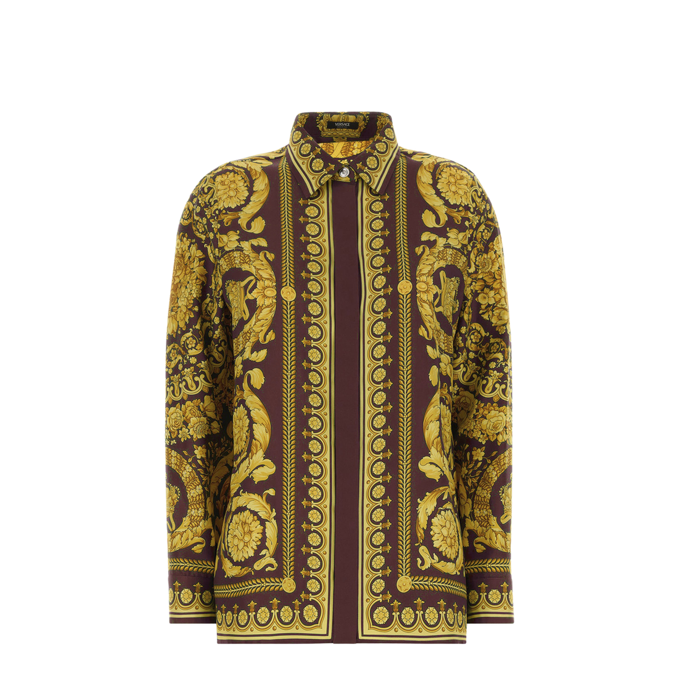 Silk Shirt Barocco Print