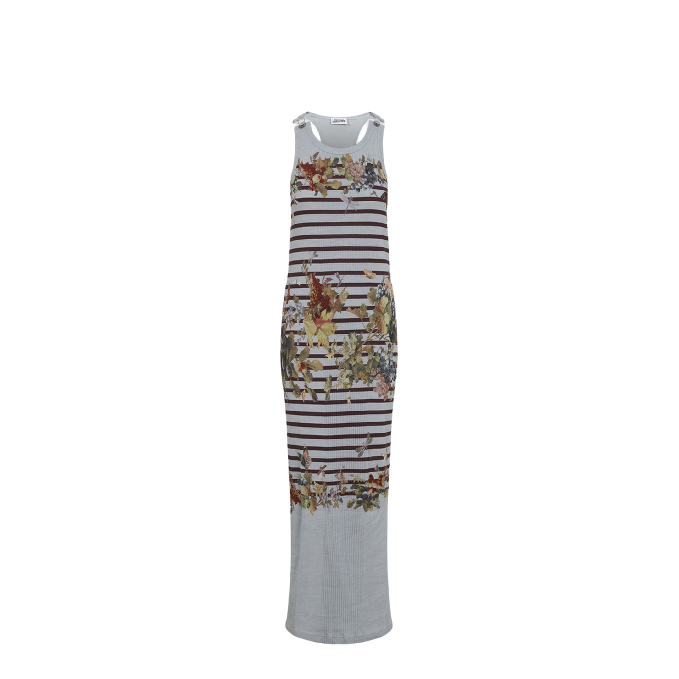 MAYFEYR - Jean Paul Gaultier - Mariniere Grape Long Dress - 2601WDR120J041P