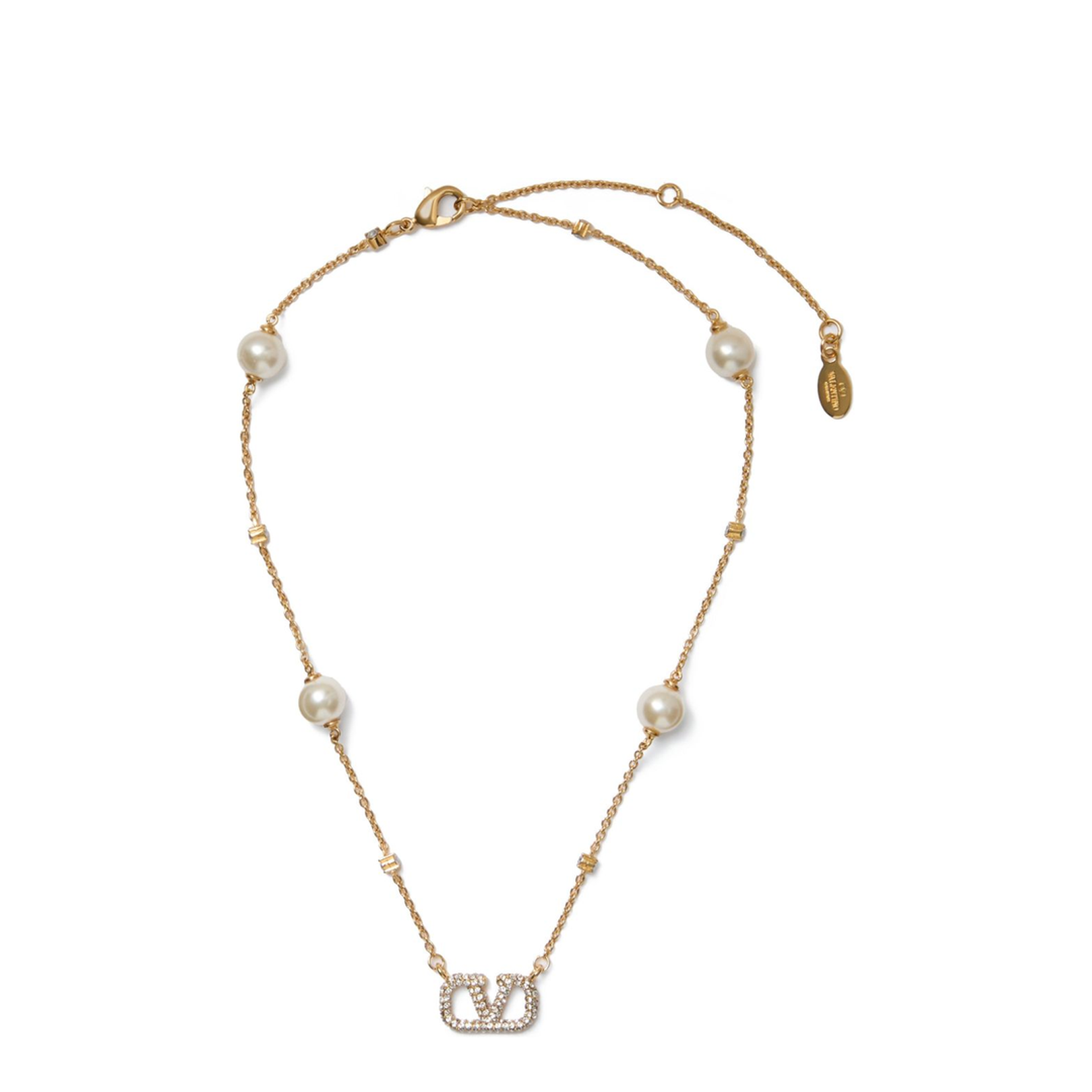 ★NOONOO FINGERS★ Daisy Delight Pearl Necklace / Swarovski DAISY DELIGHT PEARL NECKLACE - NOONOO FINGERS