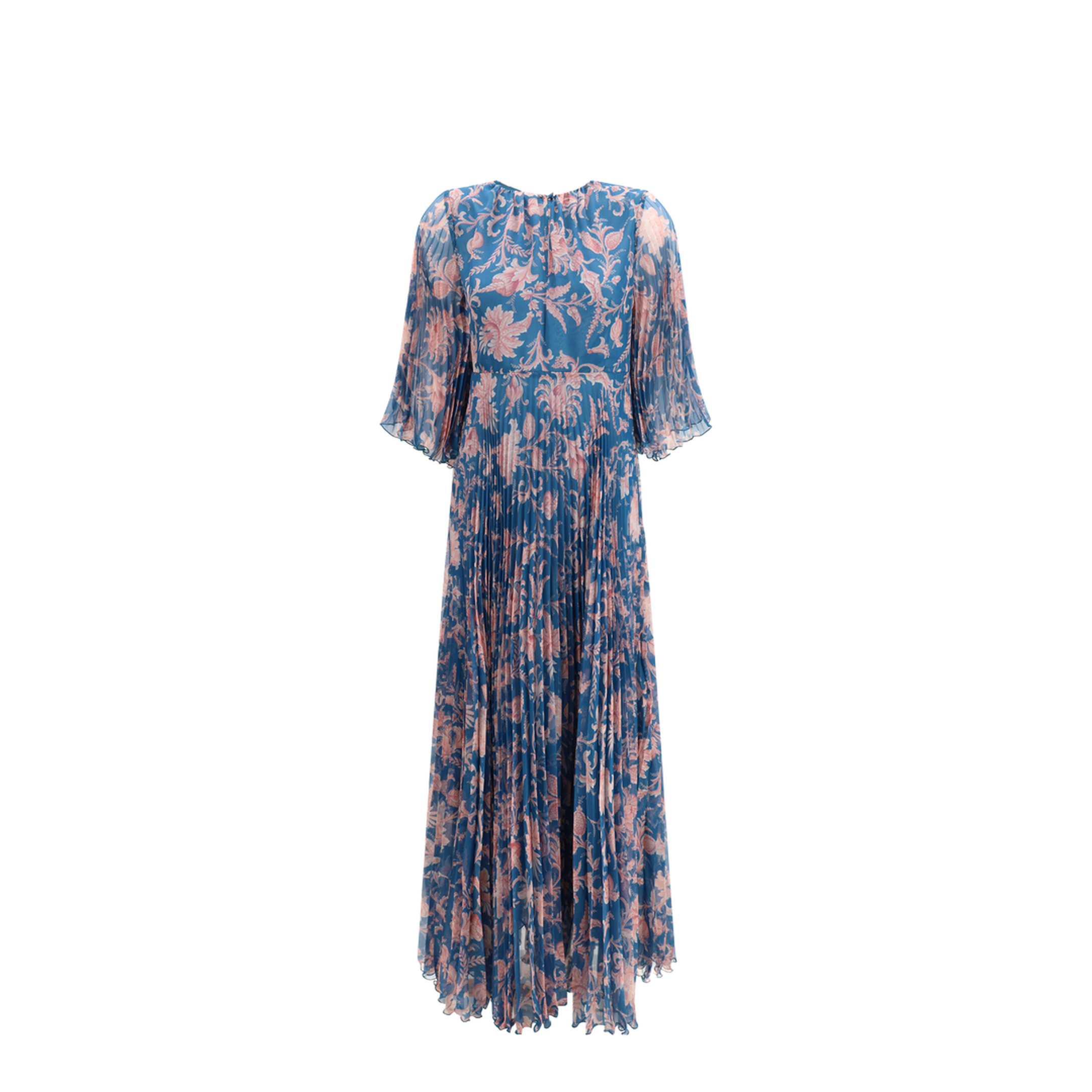 MAYFEYR - Etro - Maxi Pleated Dress With Flared Sleeves - WRHA0592AKH58