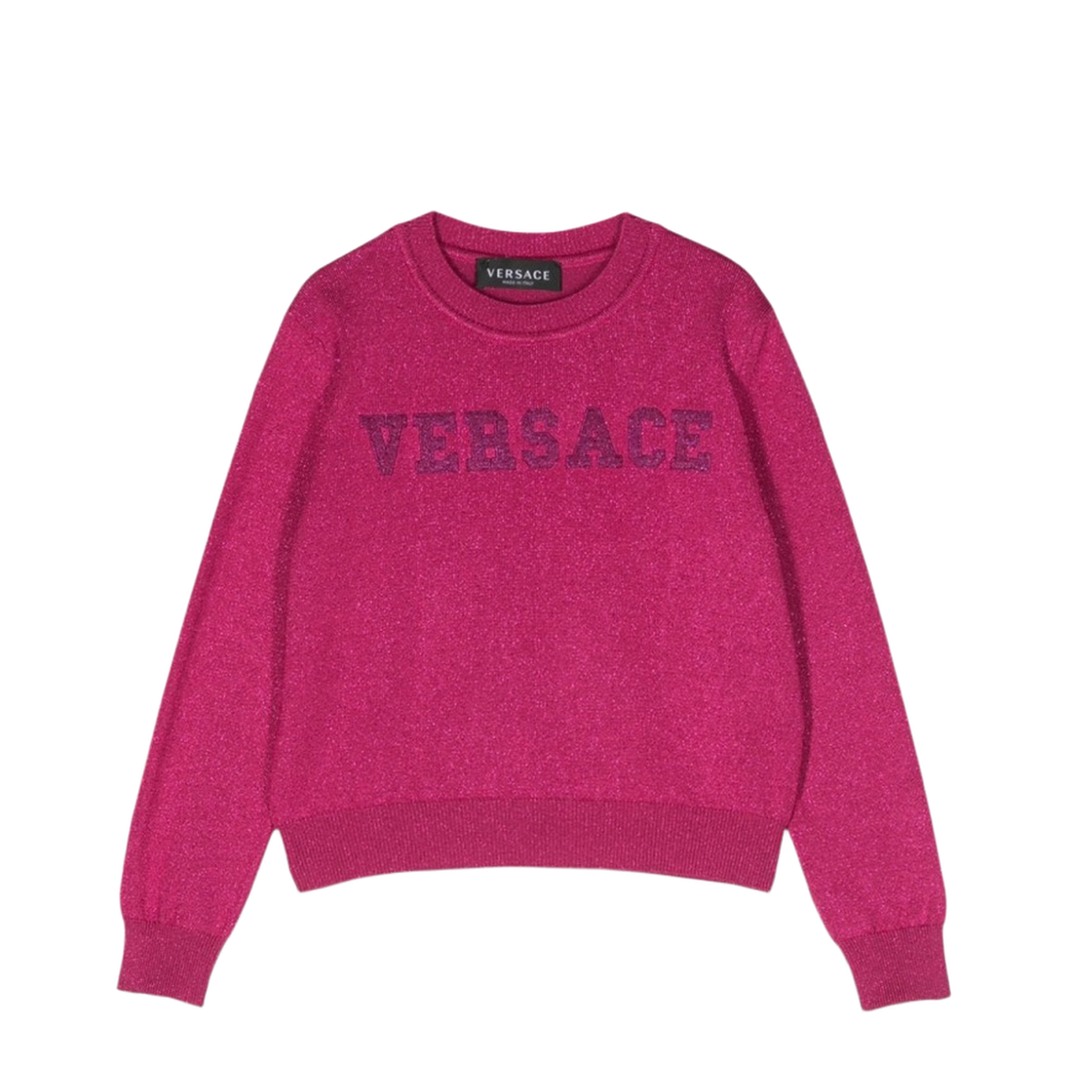 Crew Neck Pullover With Embroidered Logo