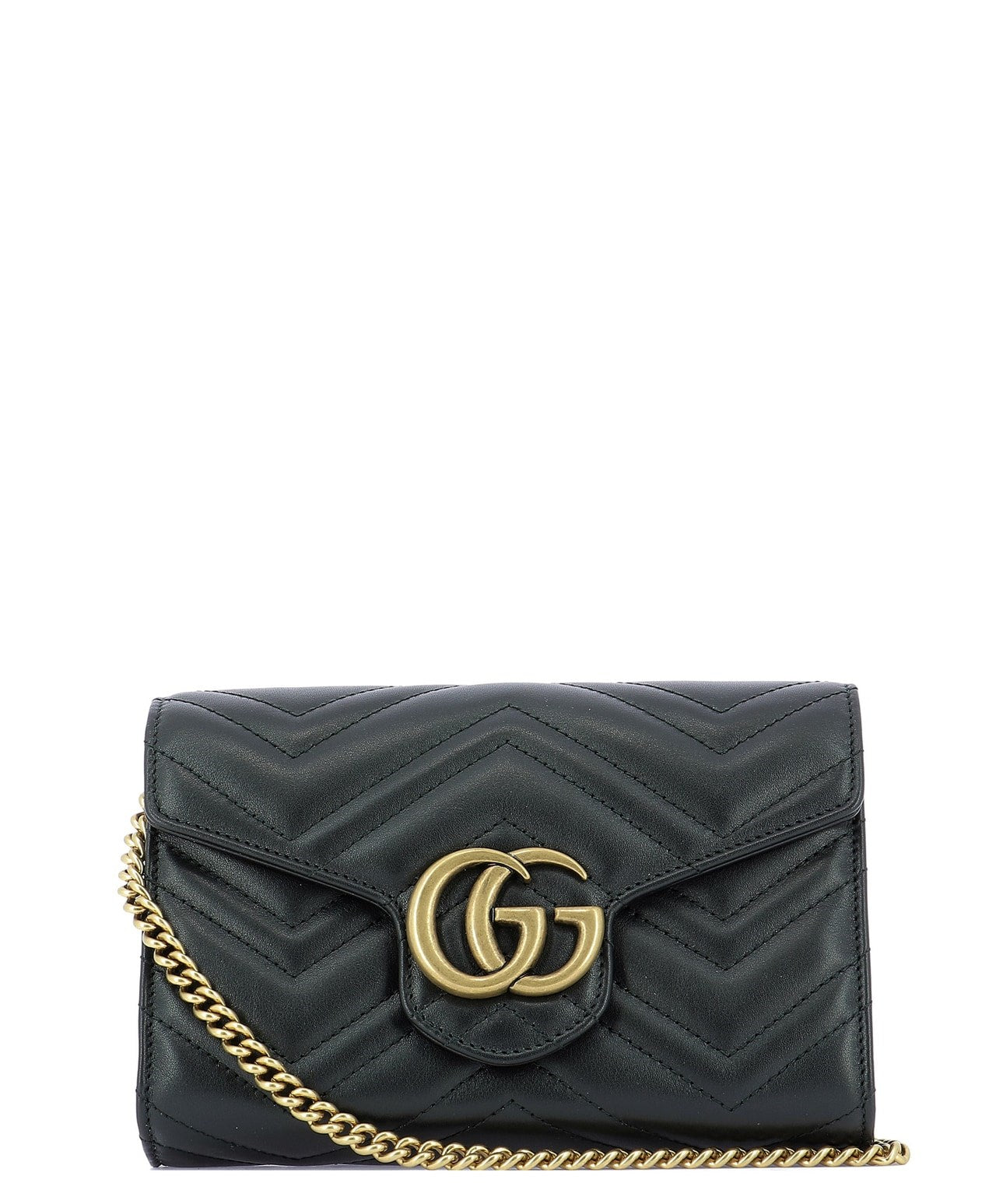 GG Marmont Matelassé Shoulder Bag, Gold Hardware