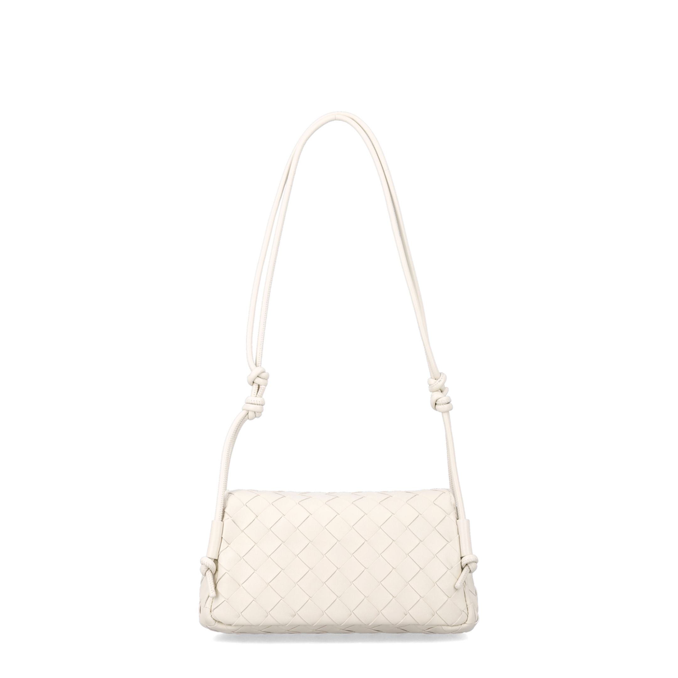Notturno Intrecciato Nappa Crossbody - Sea Salt