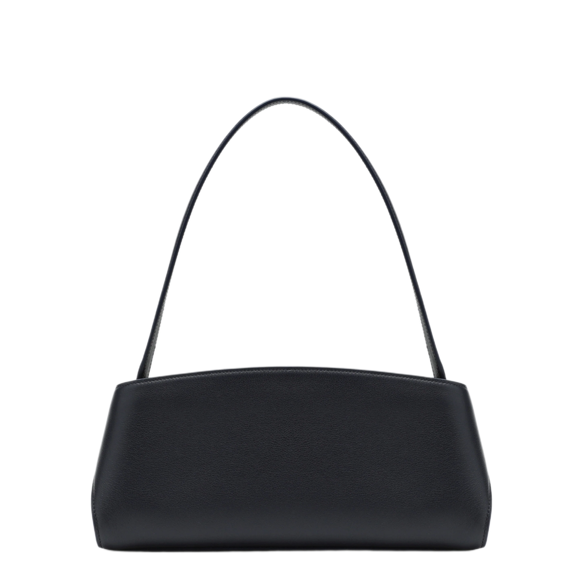 MAYFEYR - Ferragamo - Hug East West Navy Dark Brown Calfskin Shoulder Bag - 0798503LENN