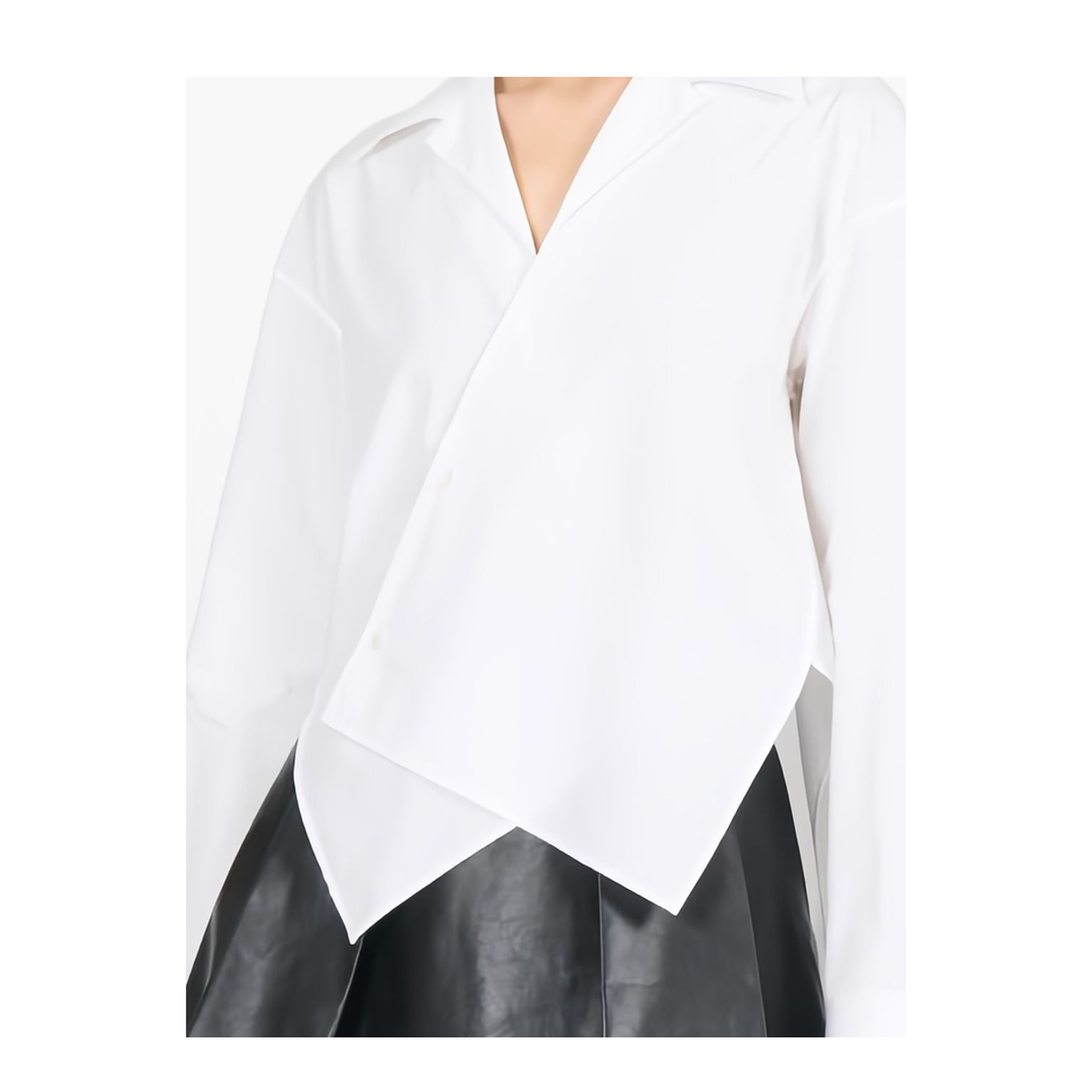 Asymmetric Cotton Shirt