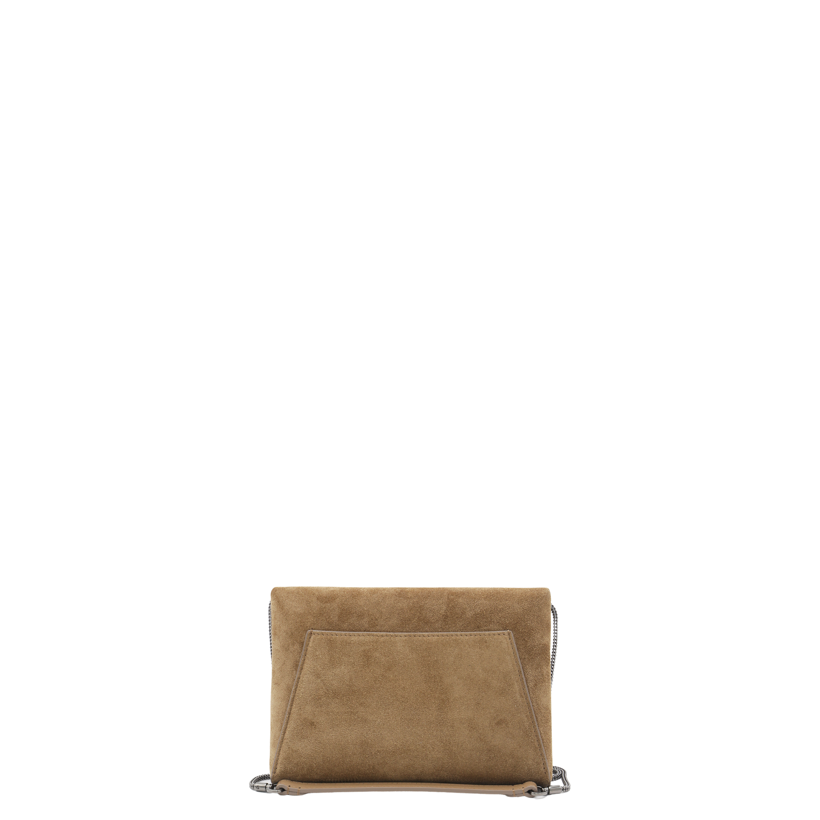 Suede Clutch Bag