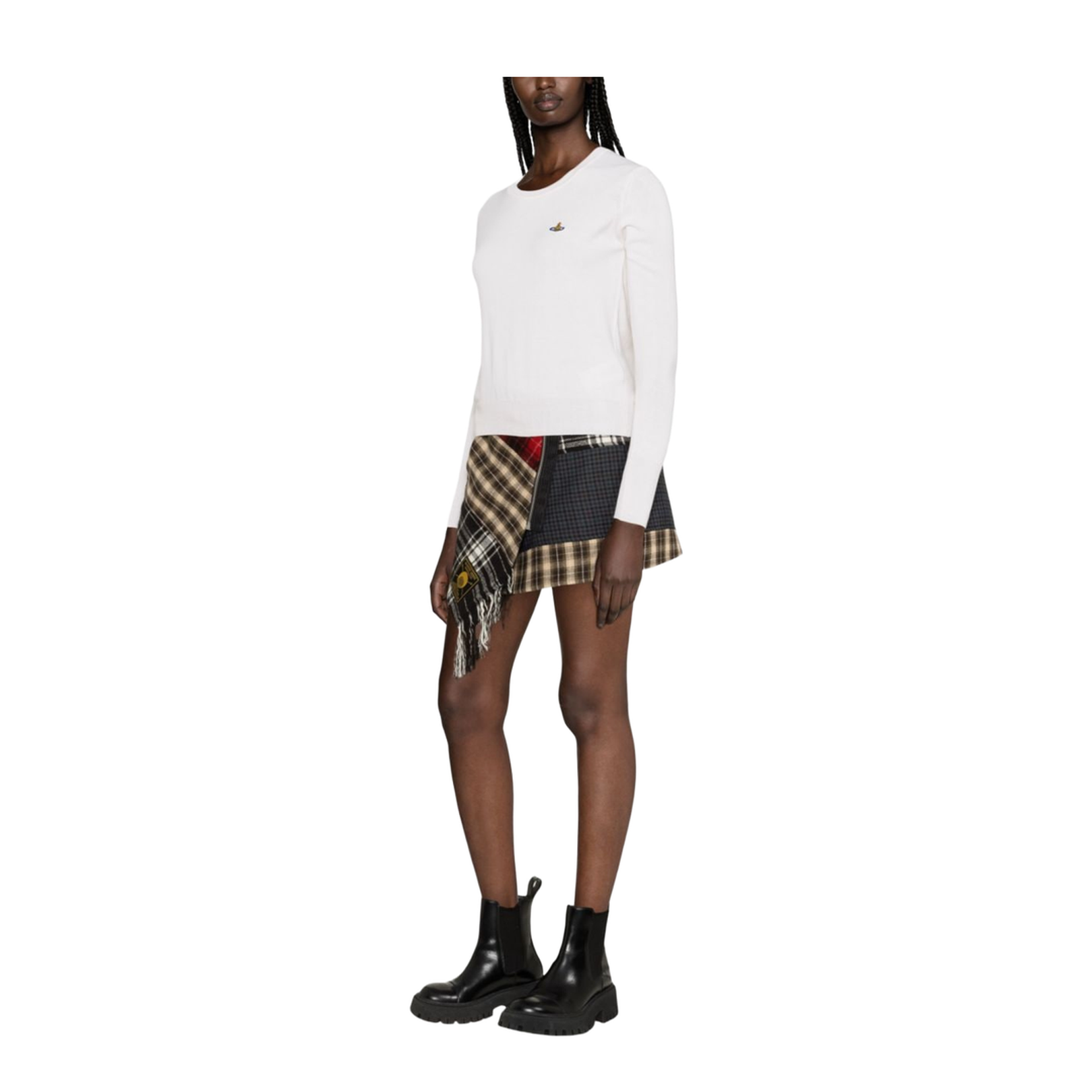 Orb-Embroidered Cotton-Cashmere Jumper