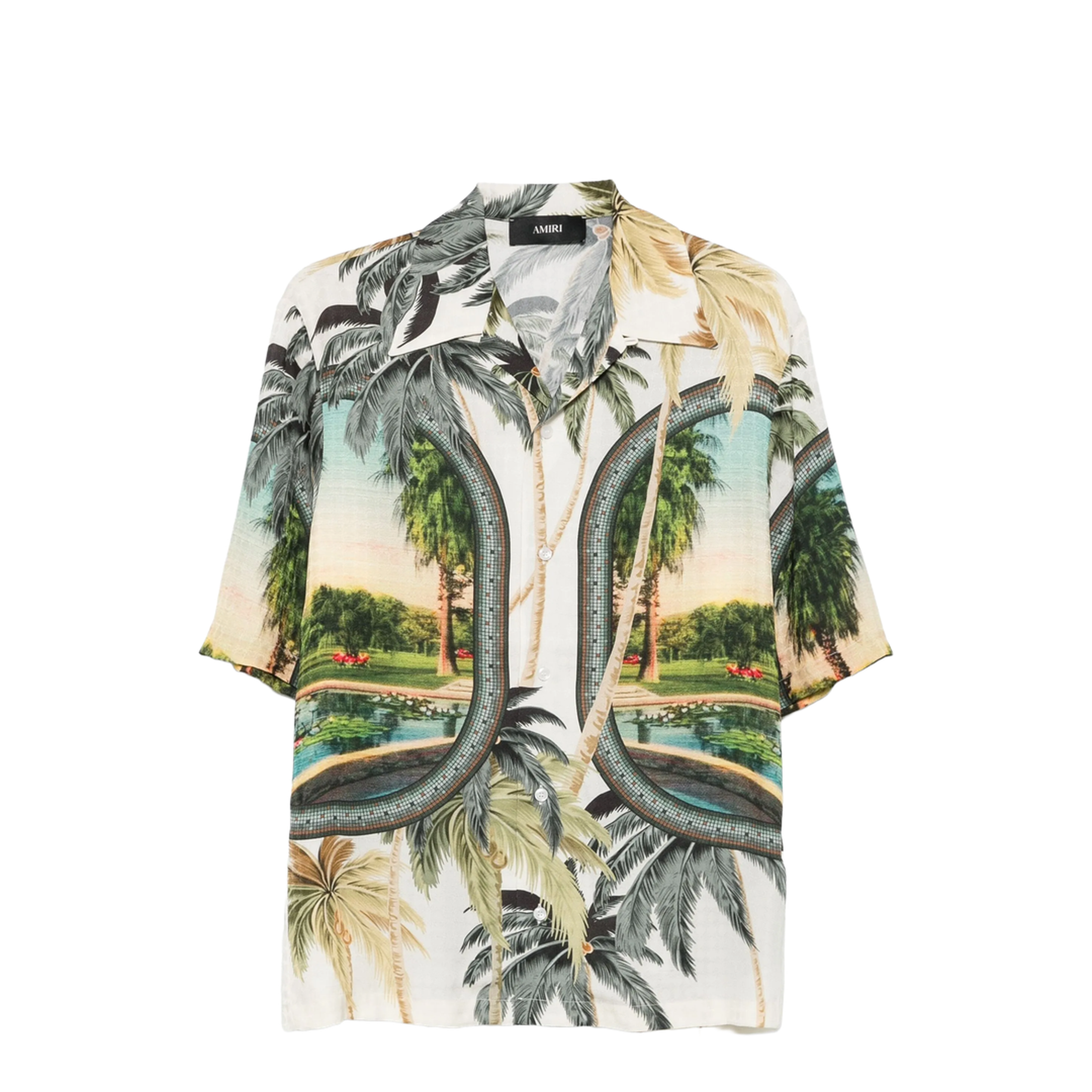 Shirts Green Graphic Print