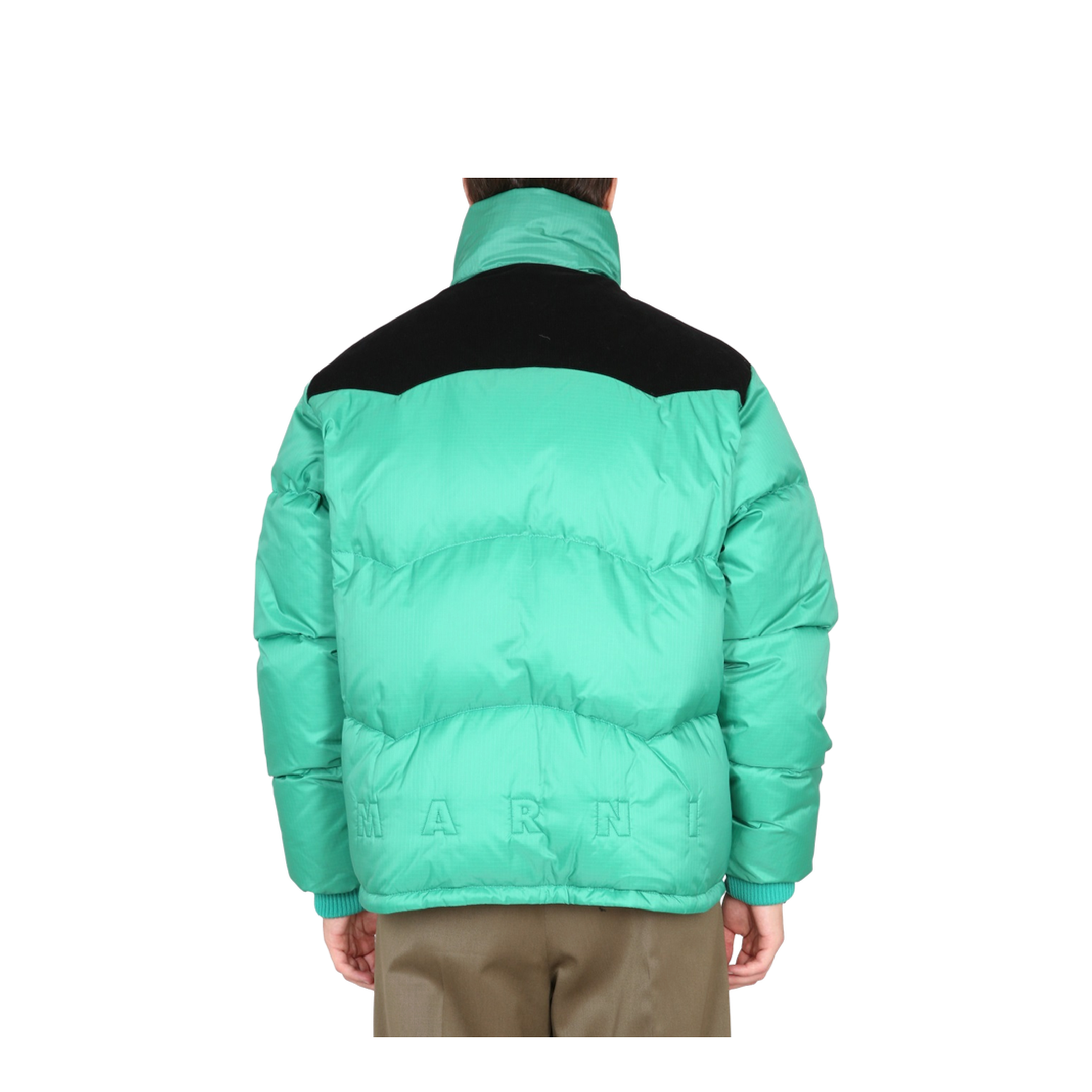 Color-Block Down Jacket