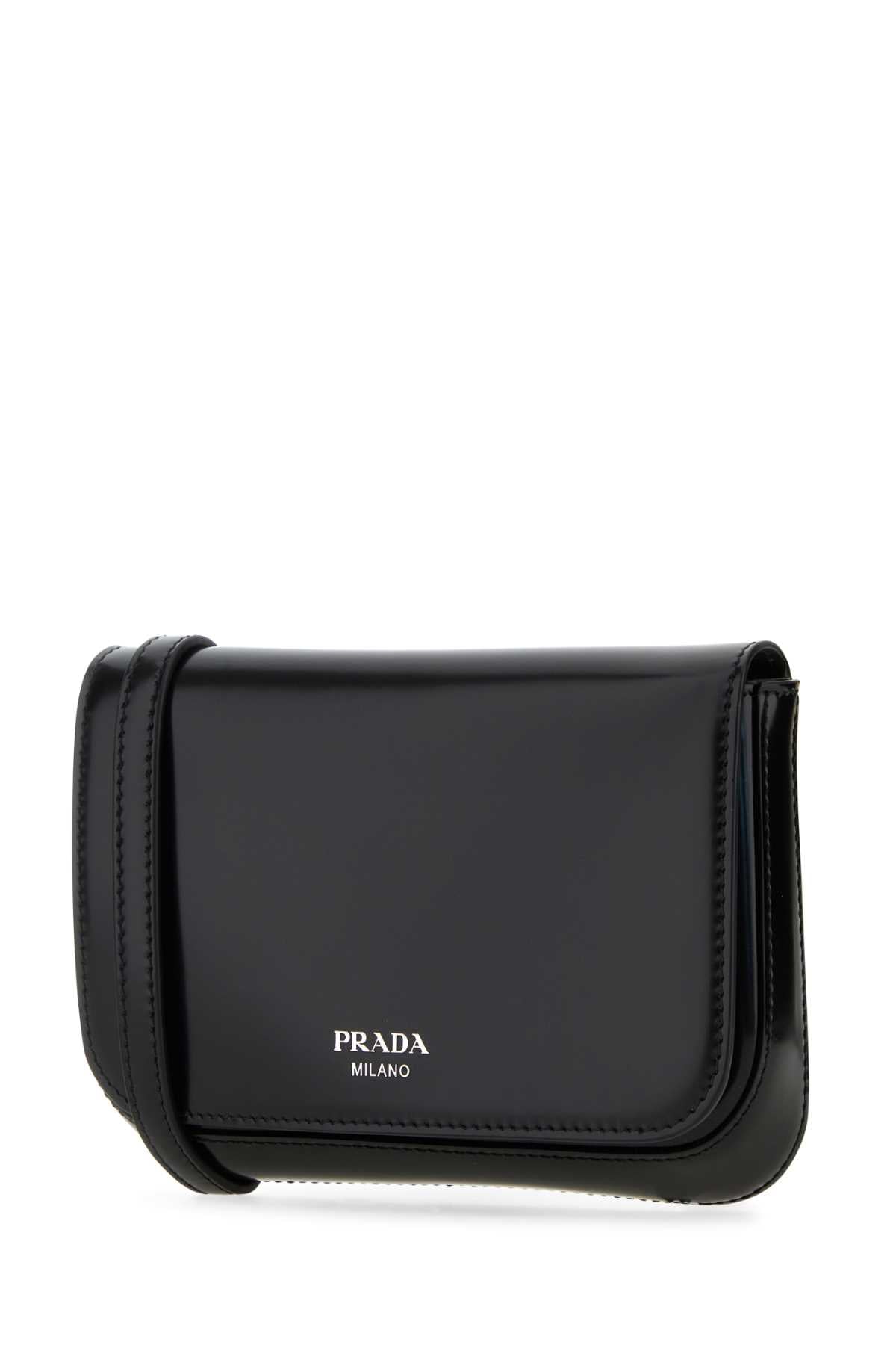 Small Leather Clutch Bags - Black
