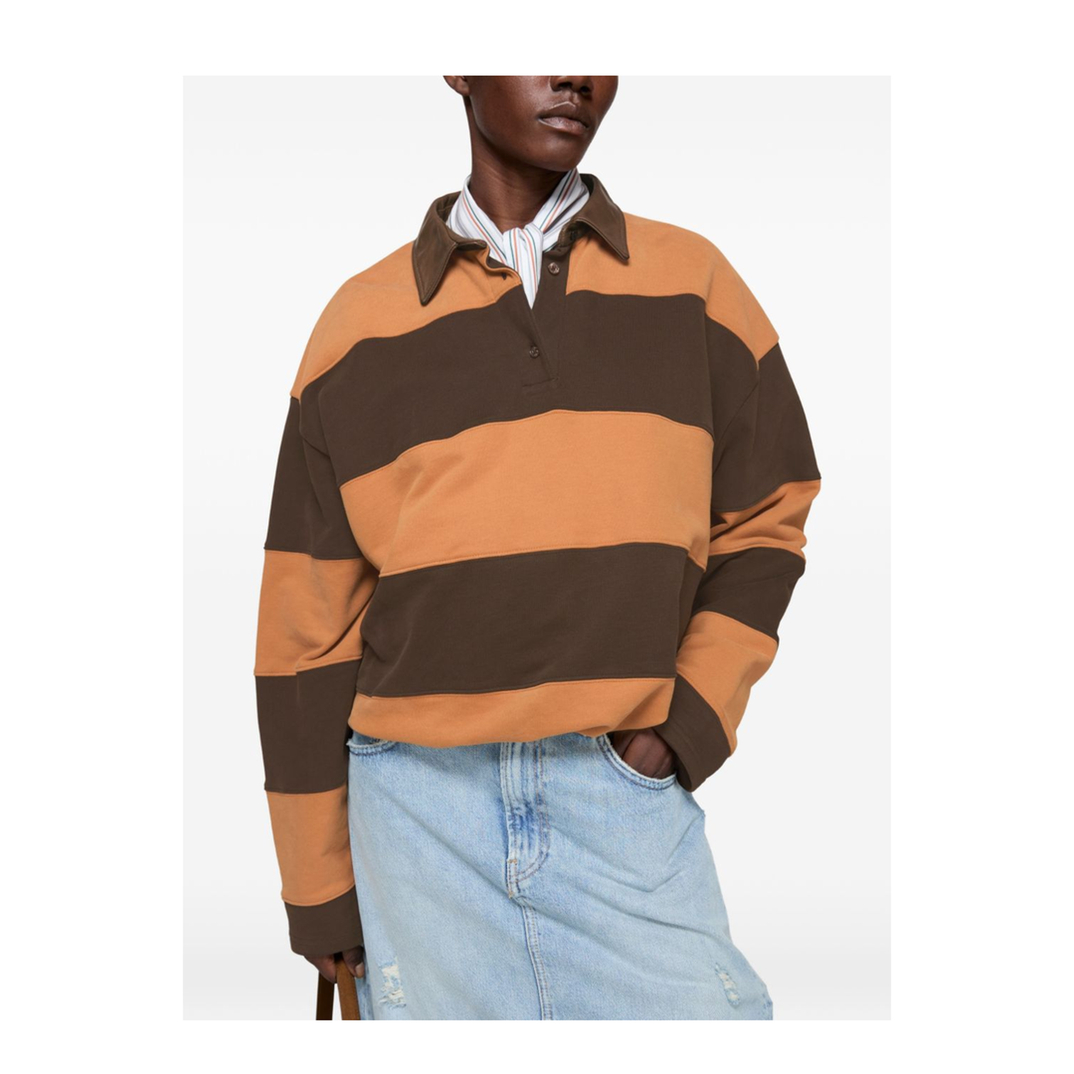 MAYFEYR - Acne Studios - T-Shirts And Polos Brown - AI0183CY7