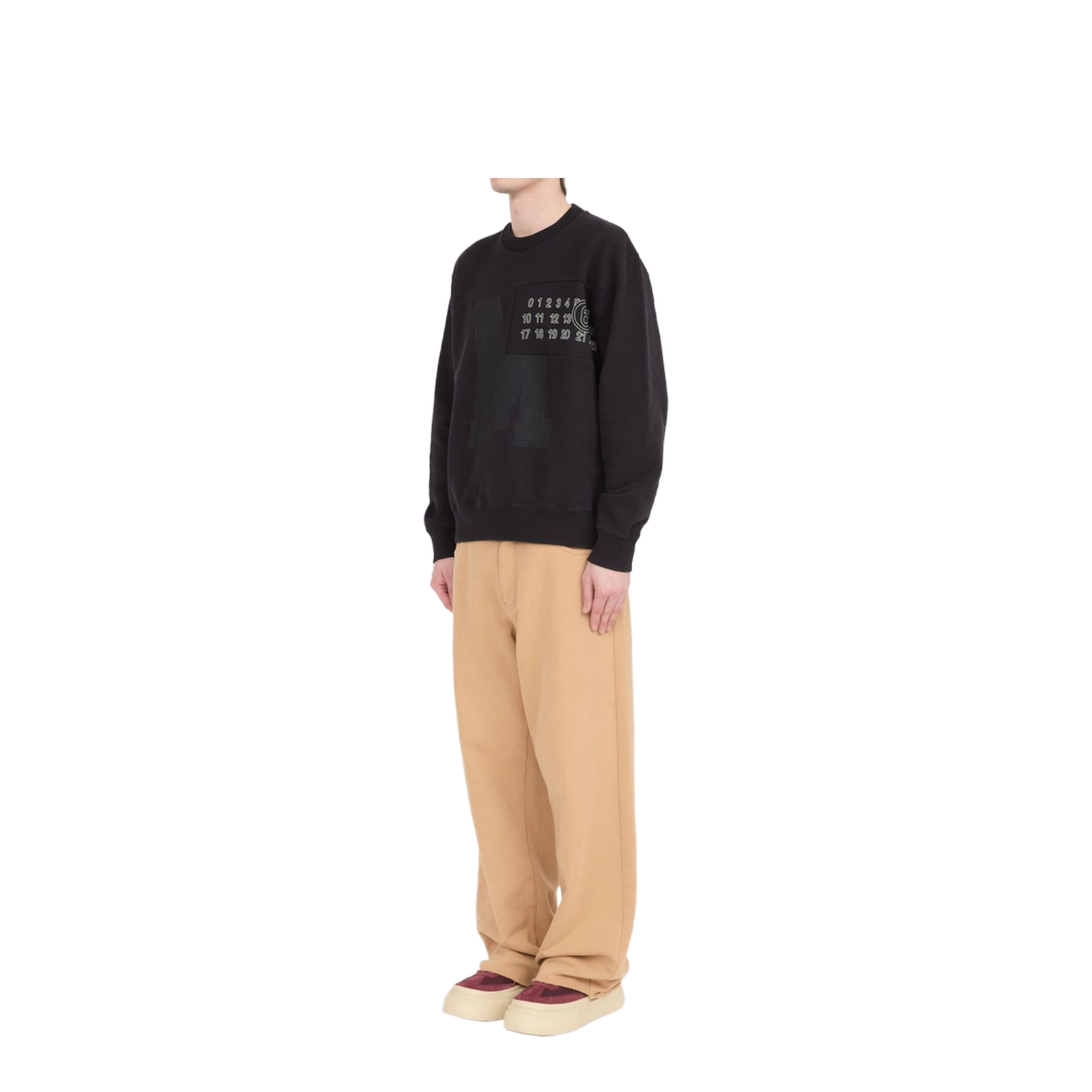 Logo Cotton Crewneck Sweatshirt
