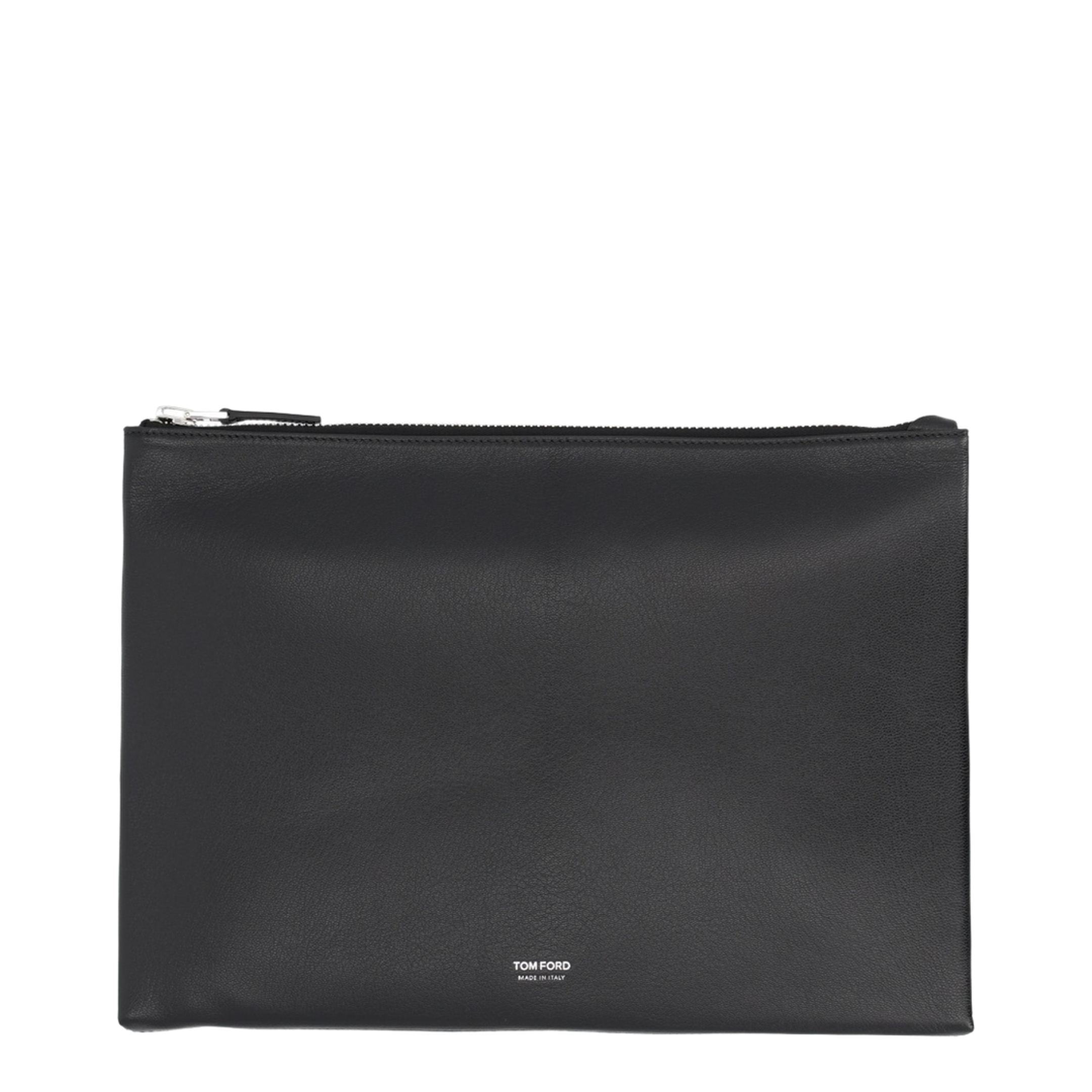 Black Leather Clutch