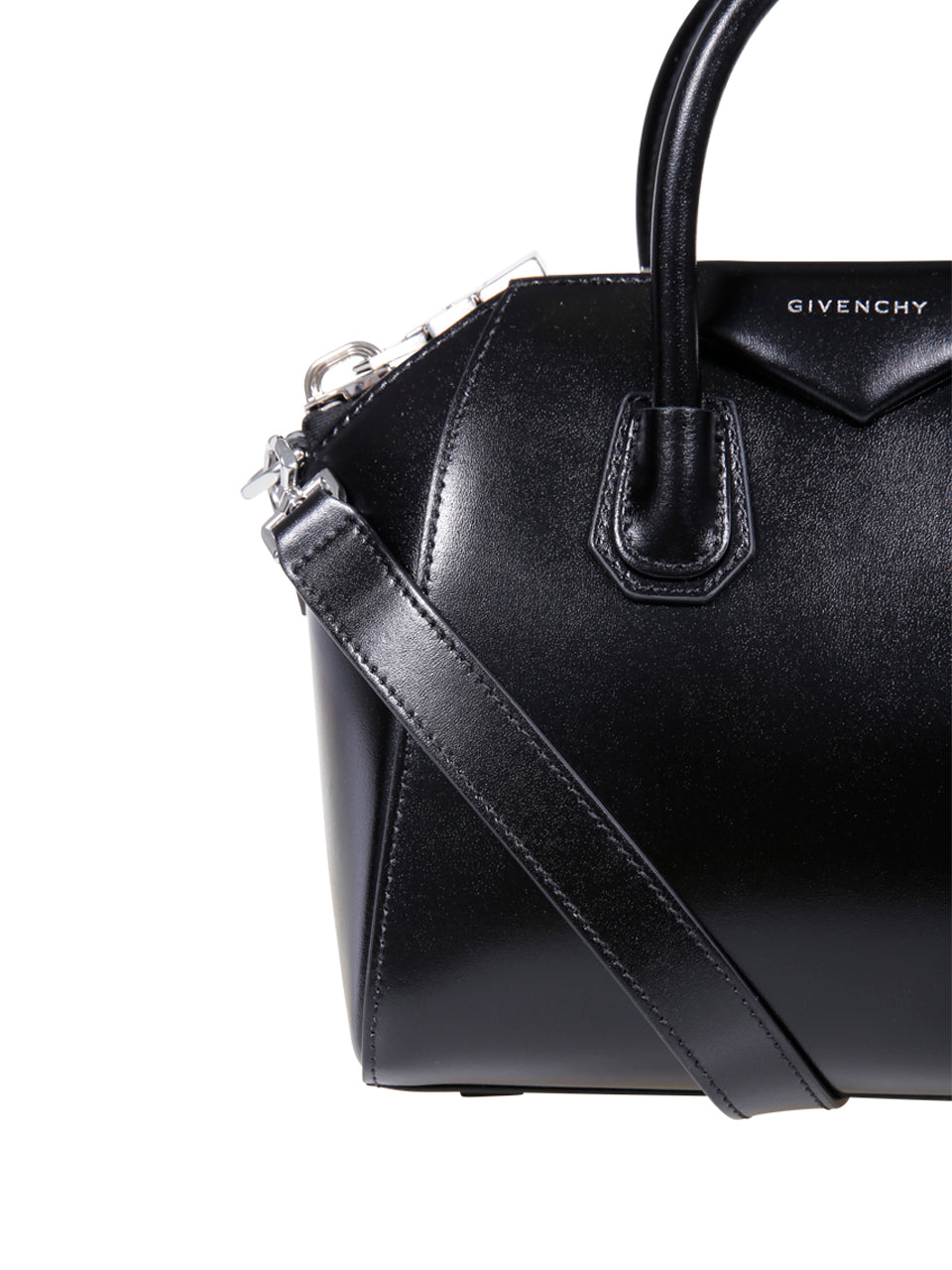 Antigona Mini Bag In Box Leather
