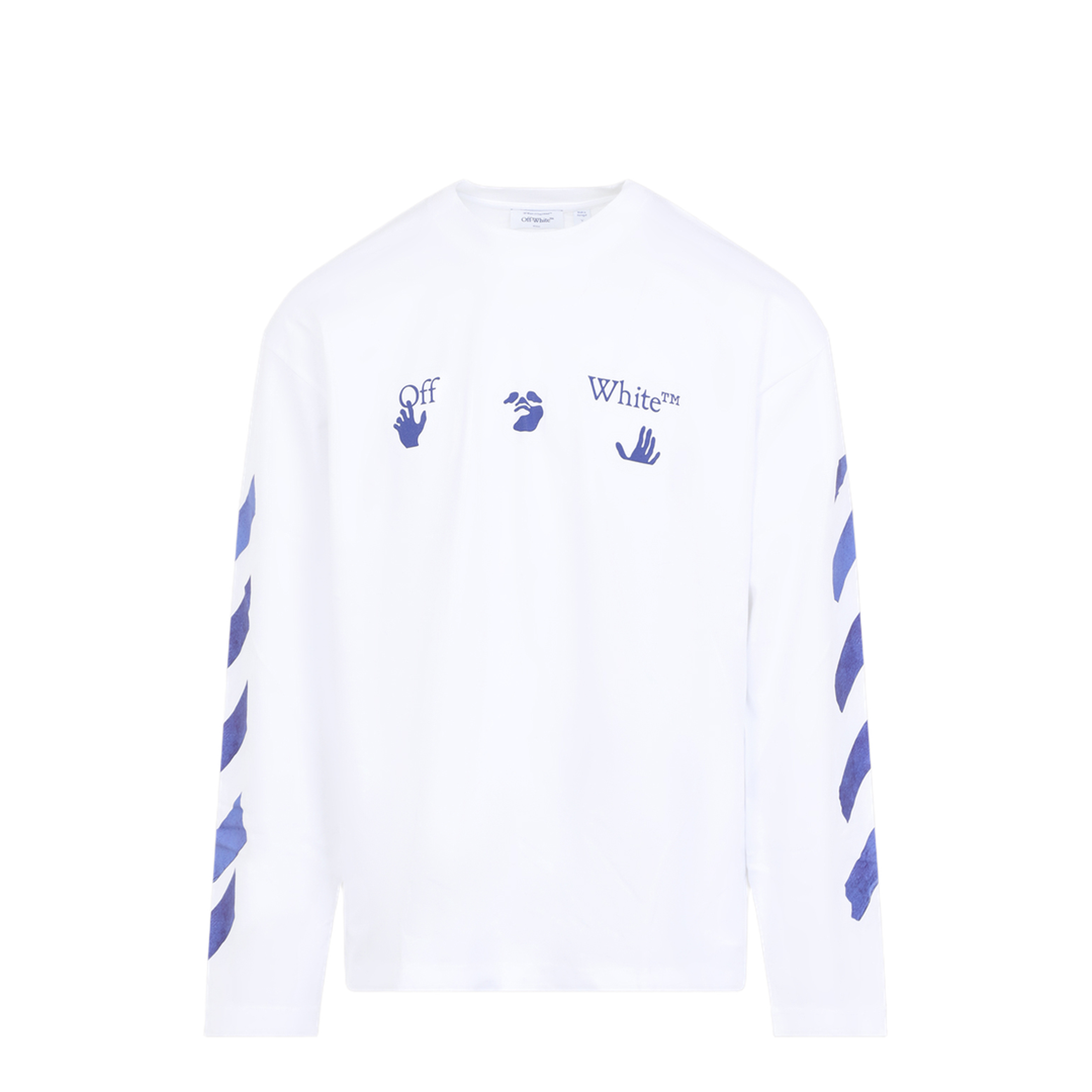 MAYFEYR - Off-White - Bacco Arrow L/S Skate T-Shirt - 44MAB09CF26J007100