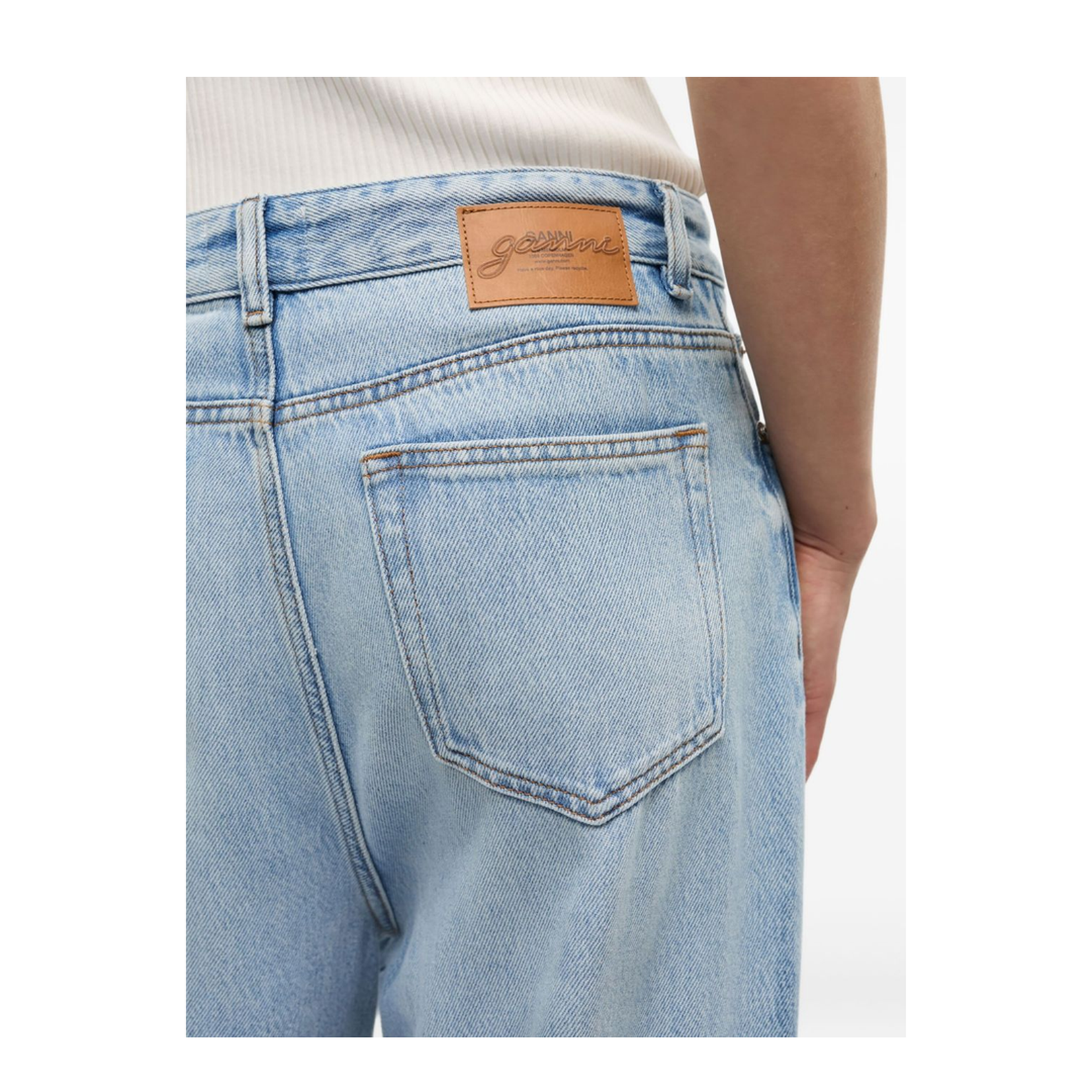 Denim Pants - Light Blue Stone