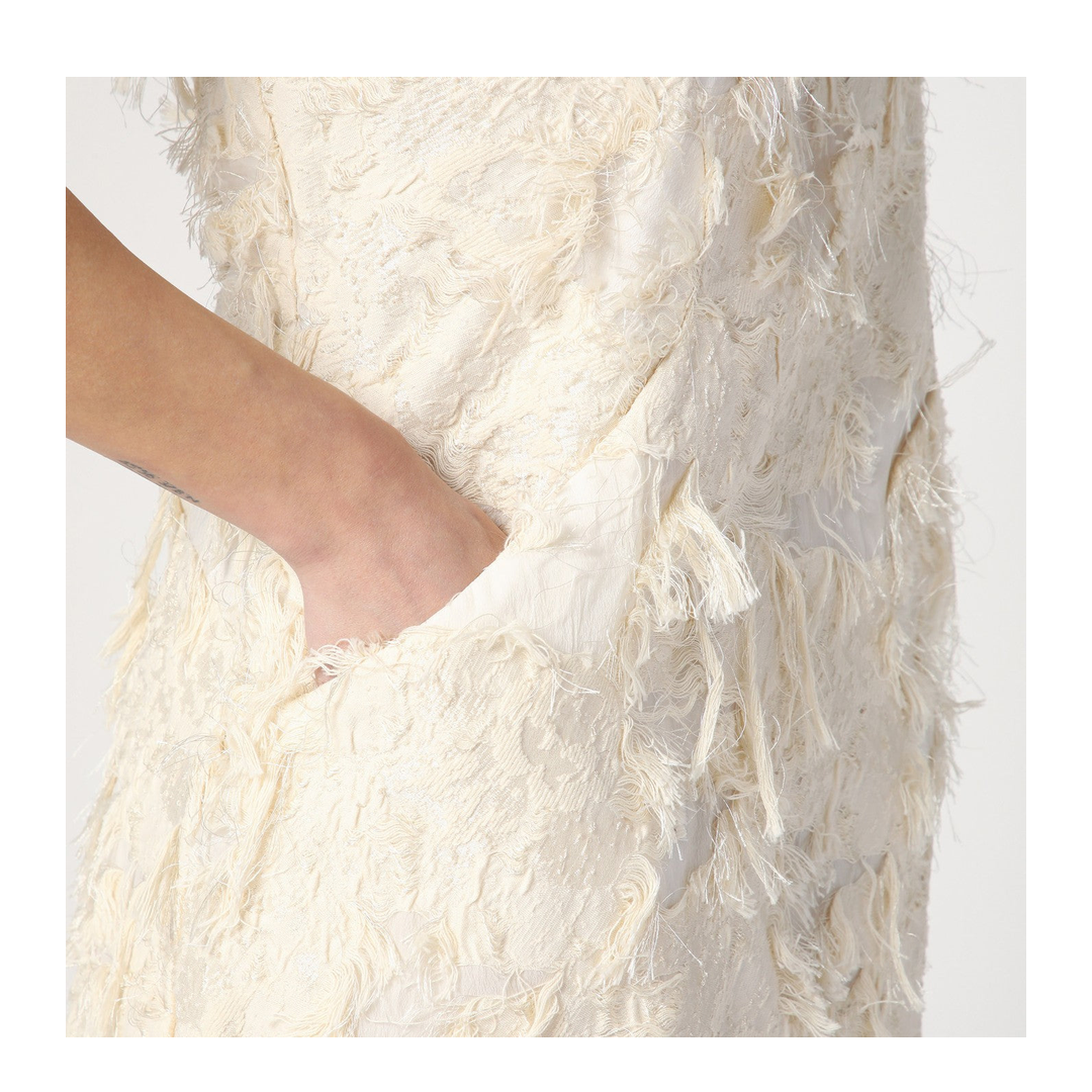 MAYFEYR - MKDT Studio - Atelier Dashan Cream Colored Dress - 25-2-249-3208COCR
