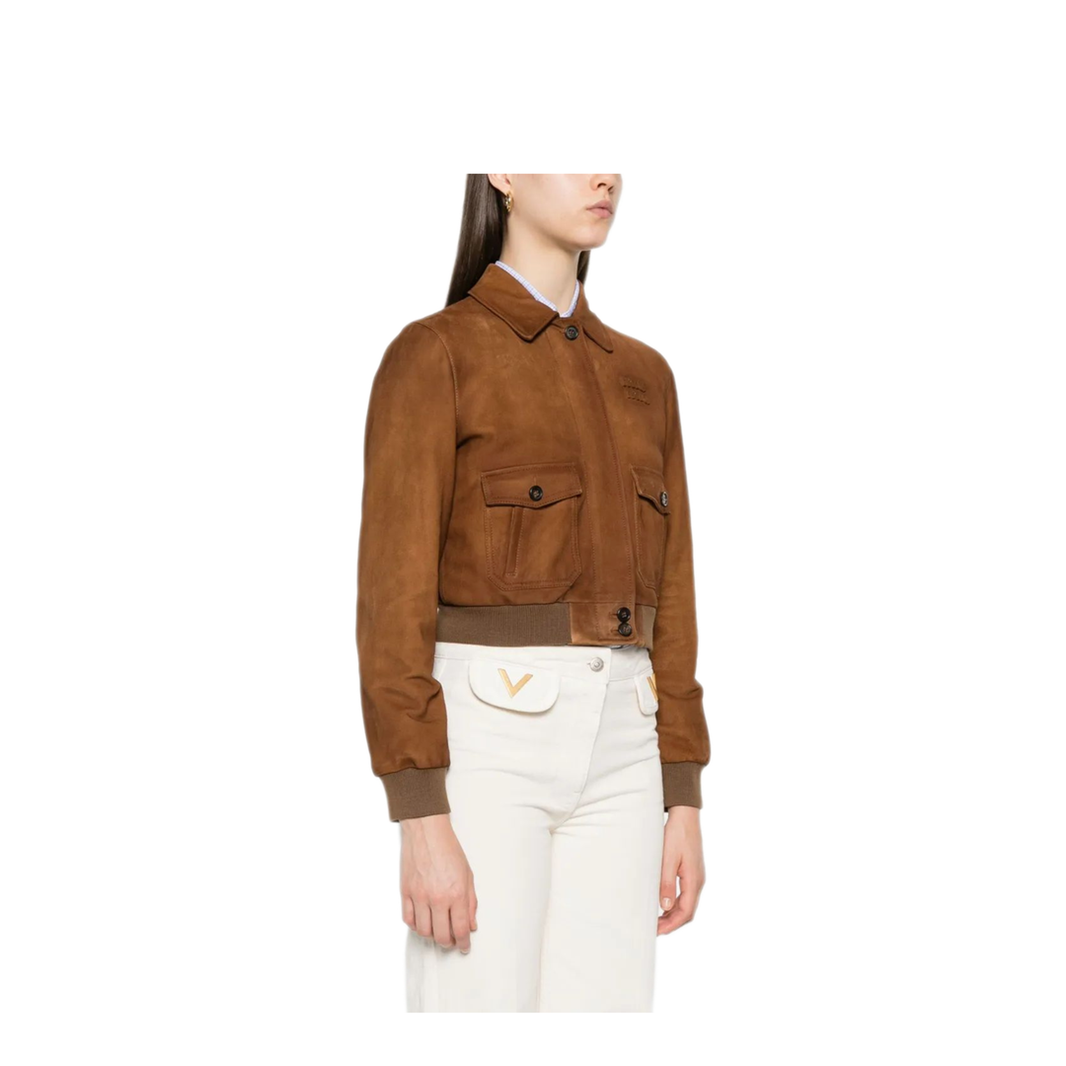MAYFEYR - Miu Miu - Suede Leather Cap - MPV950SOOO17XDF0401