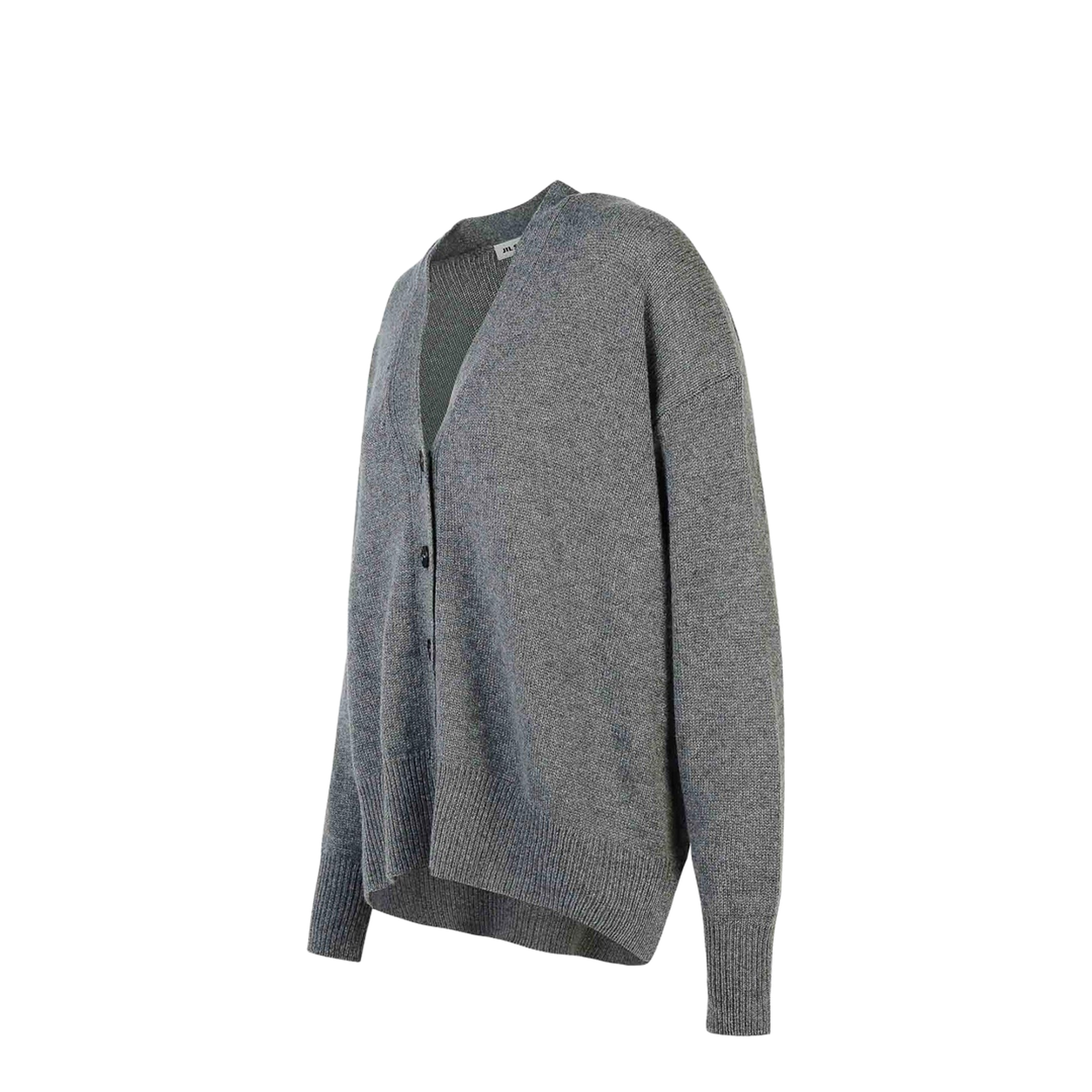 Grey Cashmere Cardigan