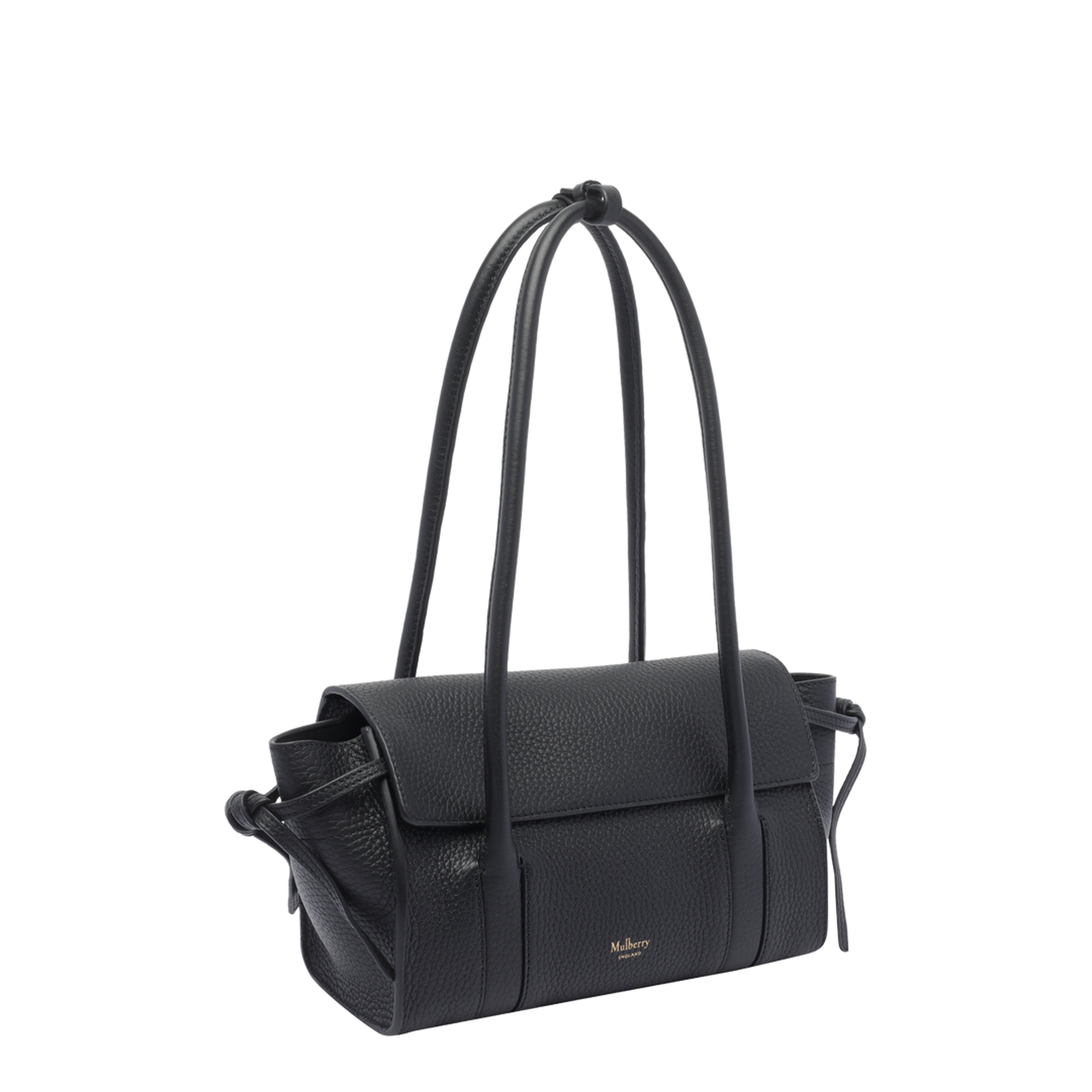 Leather Shoulder Bag With Logo