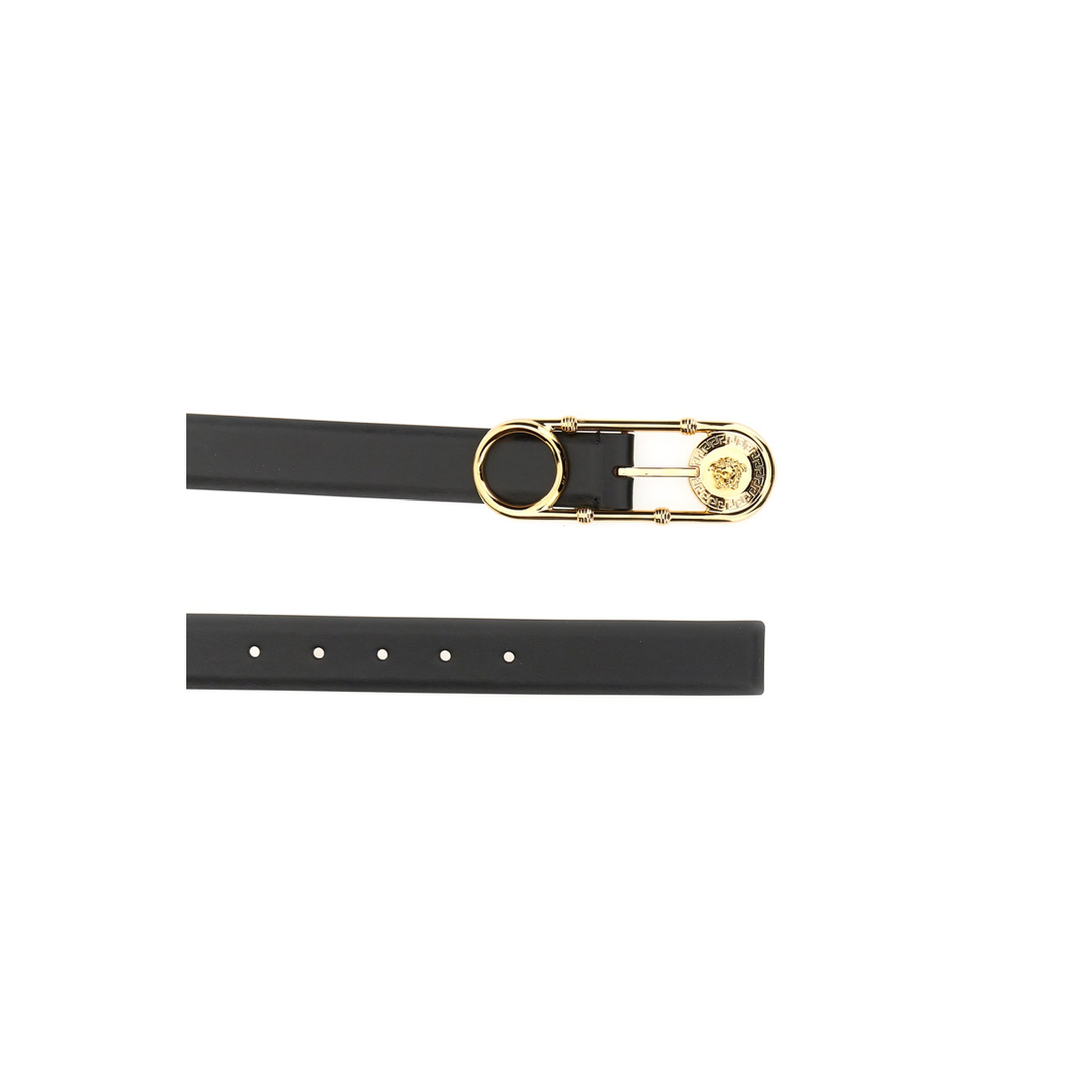 Leather Belt with Buckle