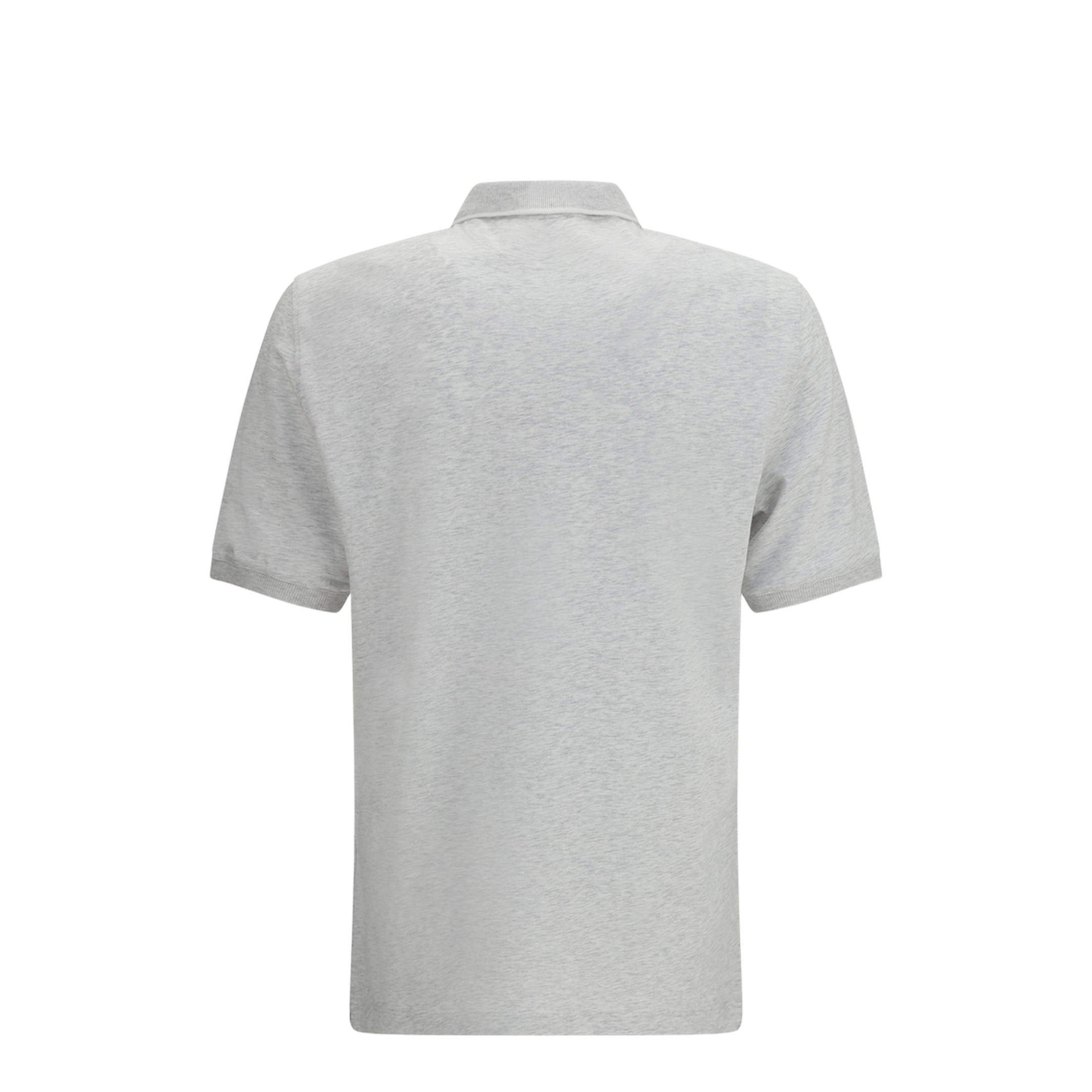 Polo in Cotton Jersey with Short Sleeves