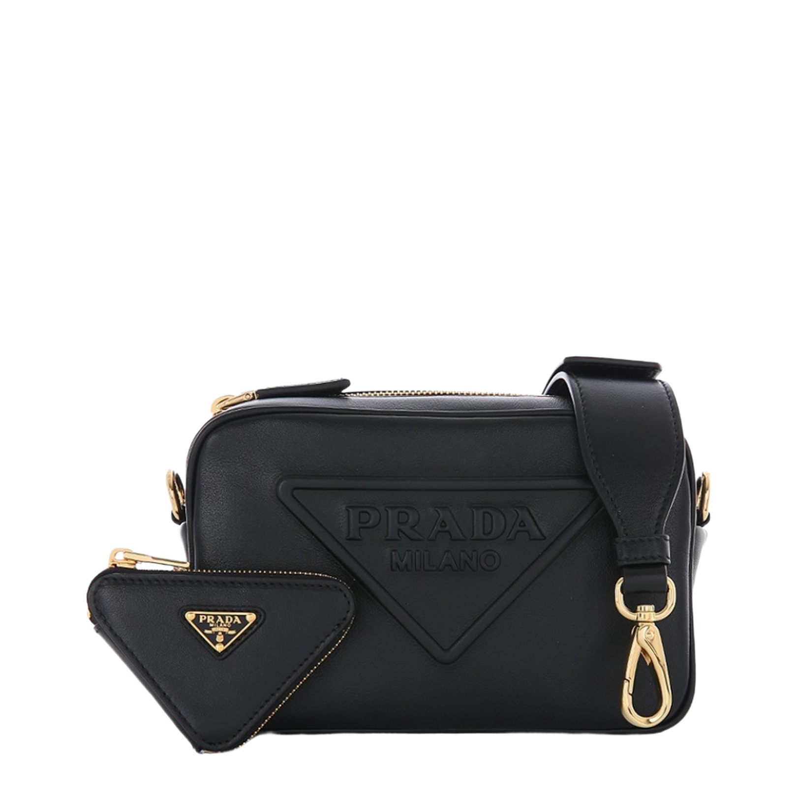 ★PRADA★ Grace Lux Camera Cross Bag Black 1BH1952BYAF0632 1 Grace Luxe Camera Crossbody Bag – MAYFEYR