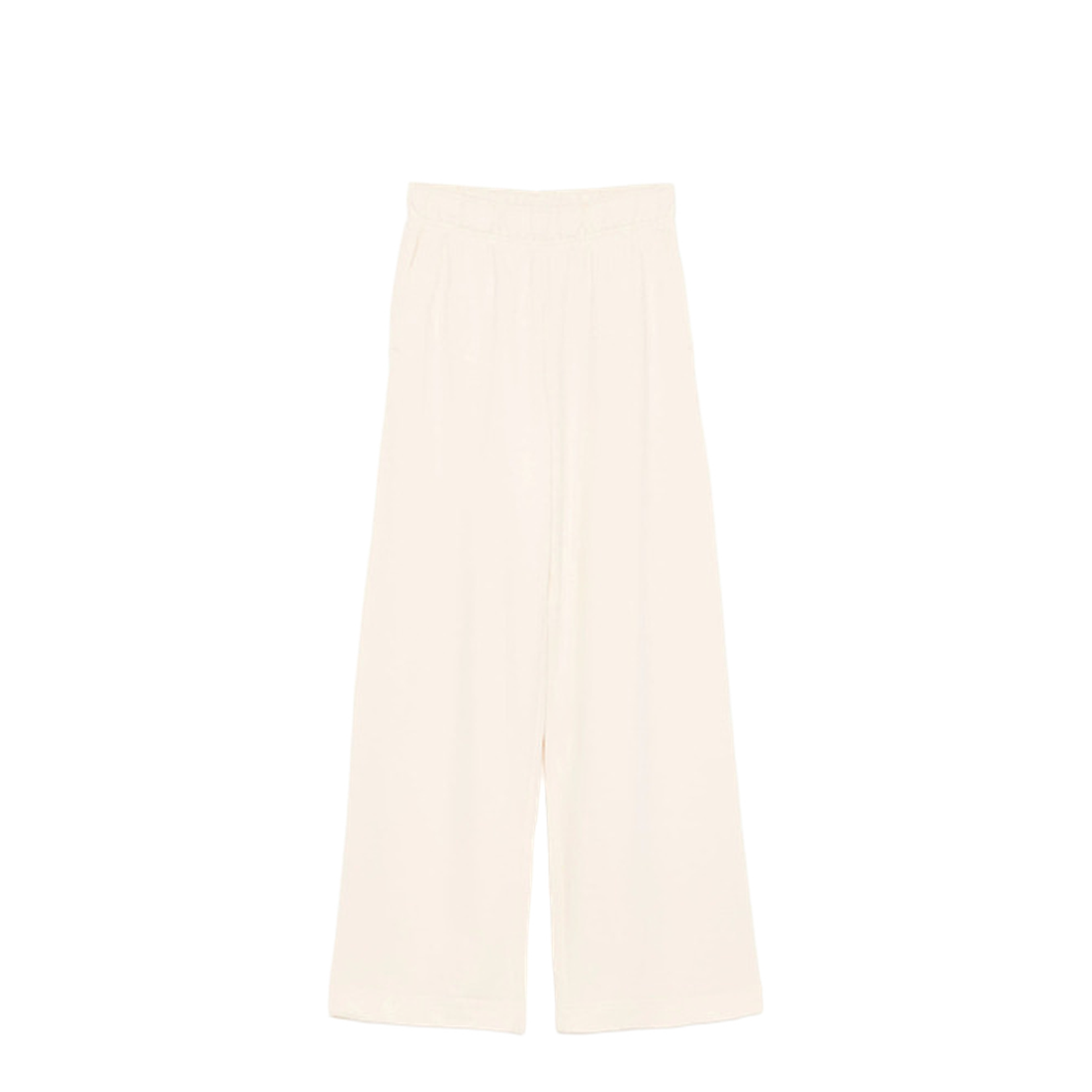 Ivory Cotton Jersey Trousers