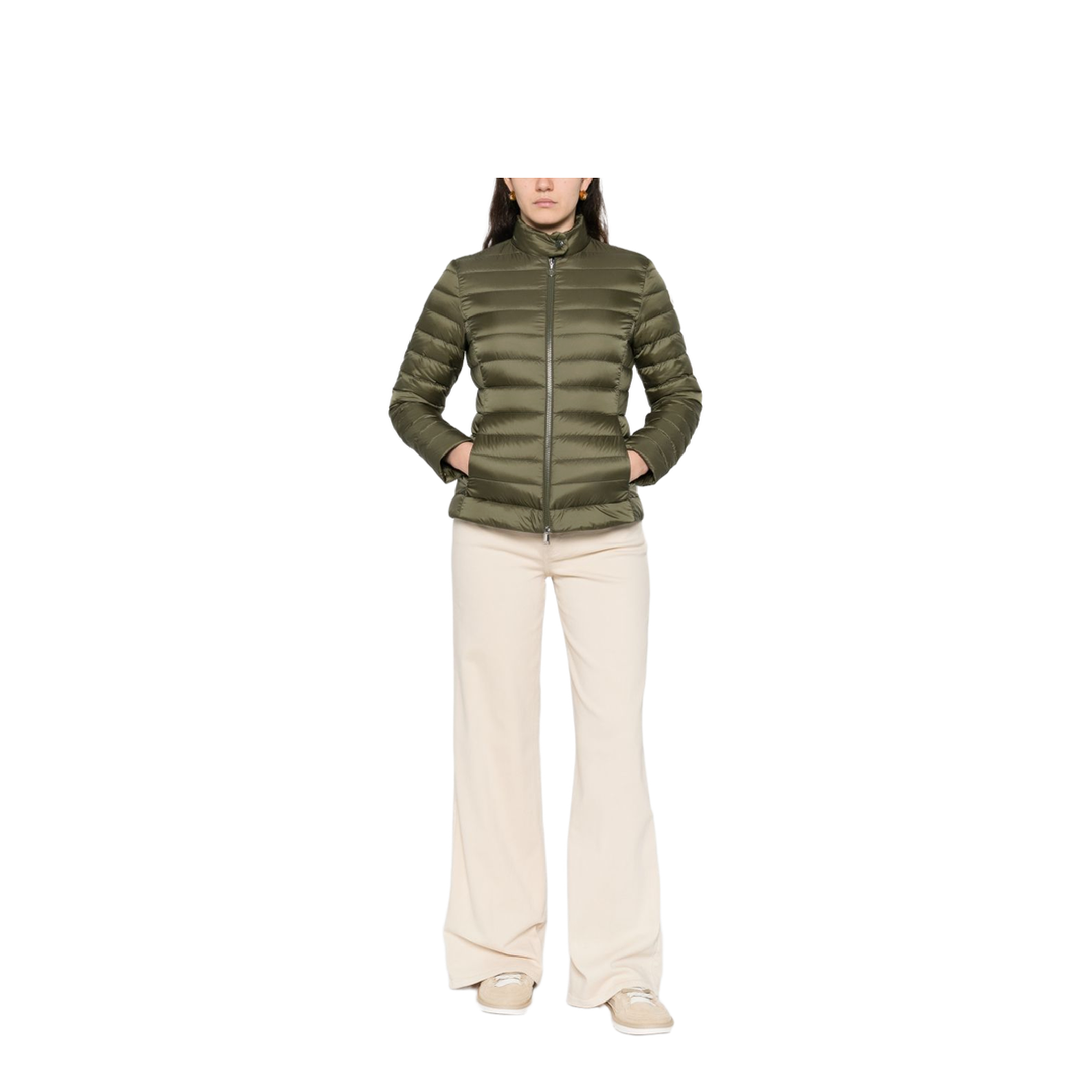 MAYFEYR - Moncler - Olive Green Nylon Genet Down Jacket - L10931C00002597YG825