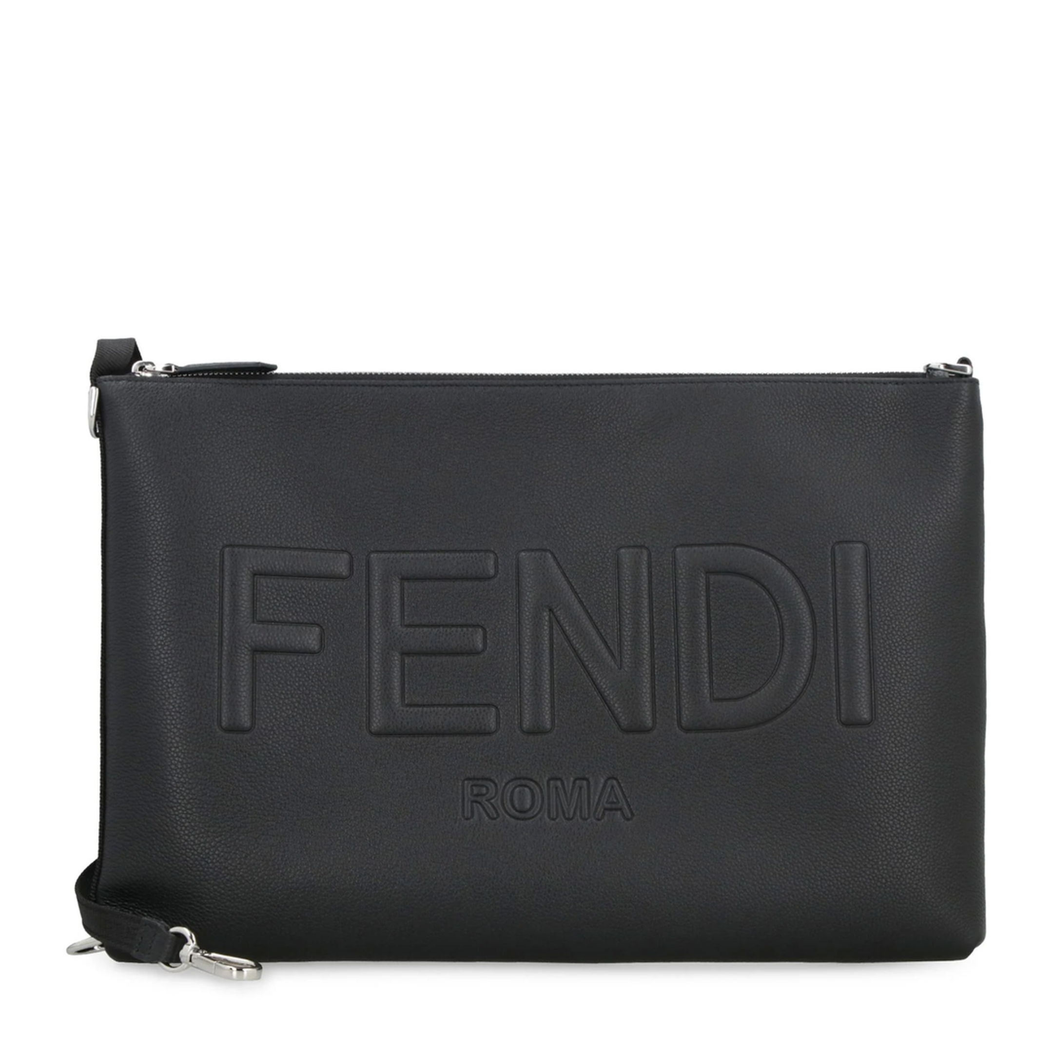 Roma
Black Leather Clutch