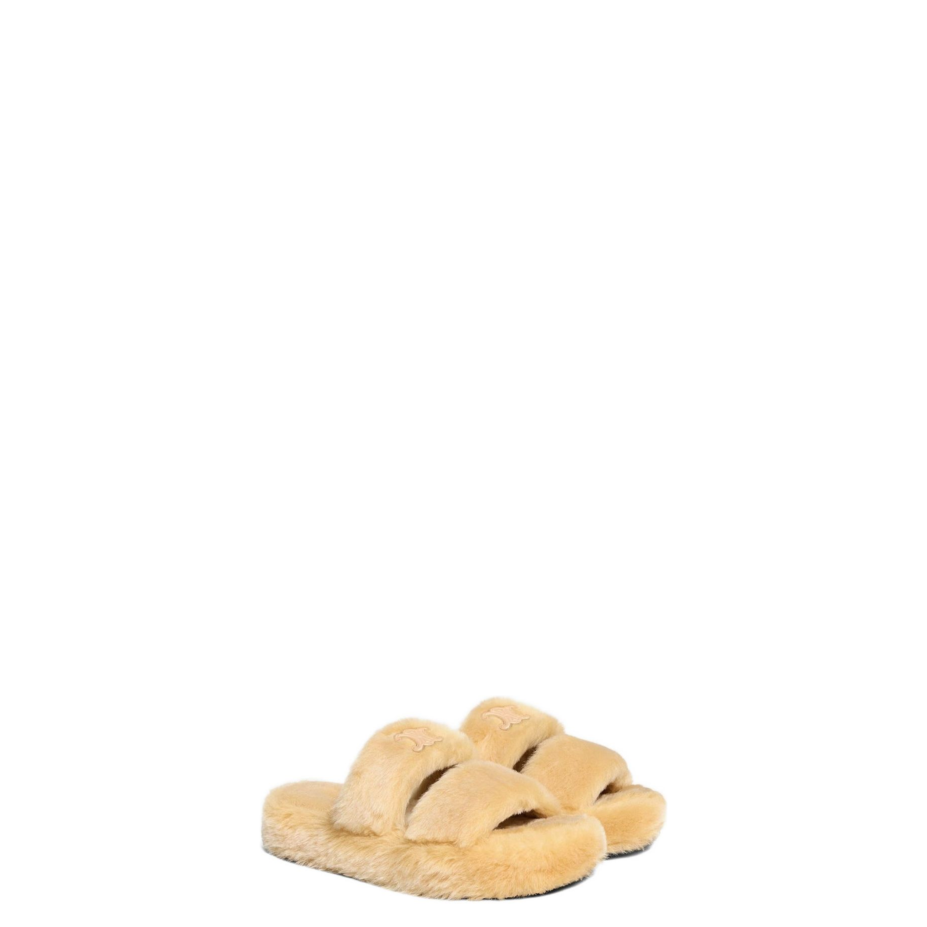 Triomphe Slide 05 Shearling Sandals