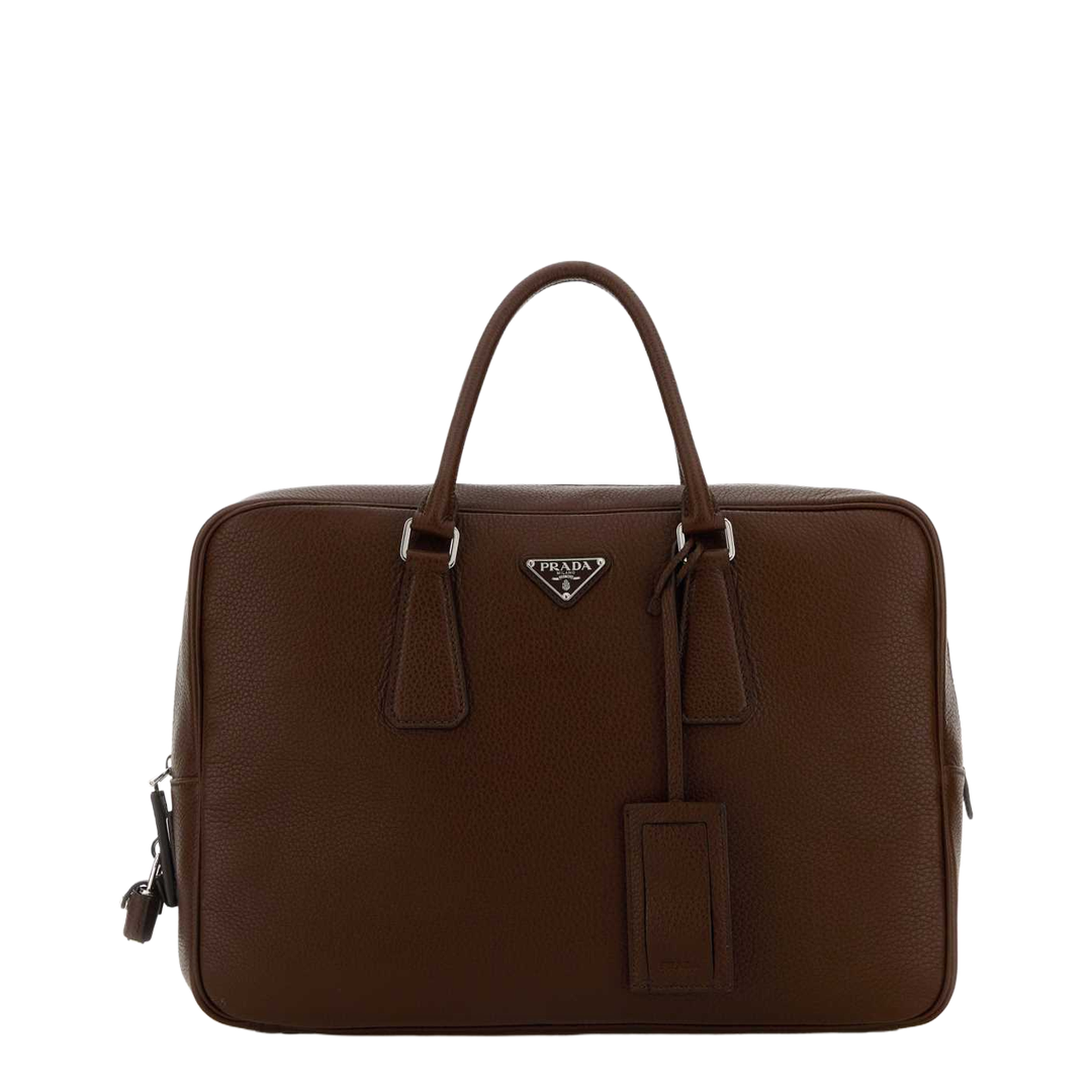 Chocolate Leather Briefcase
