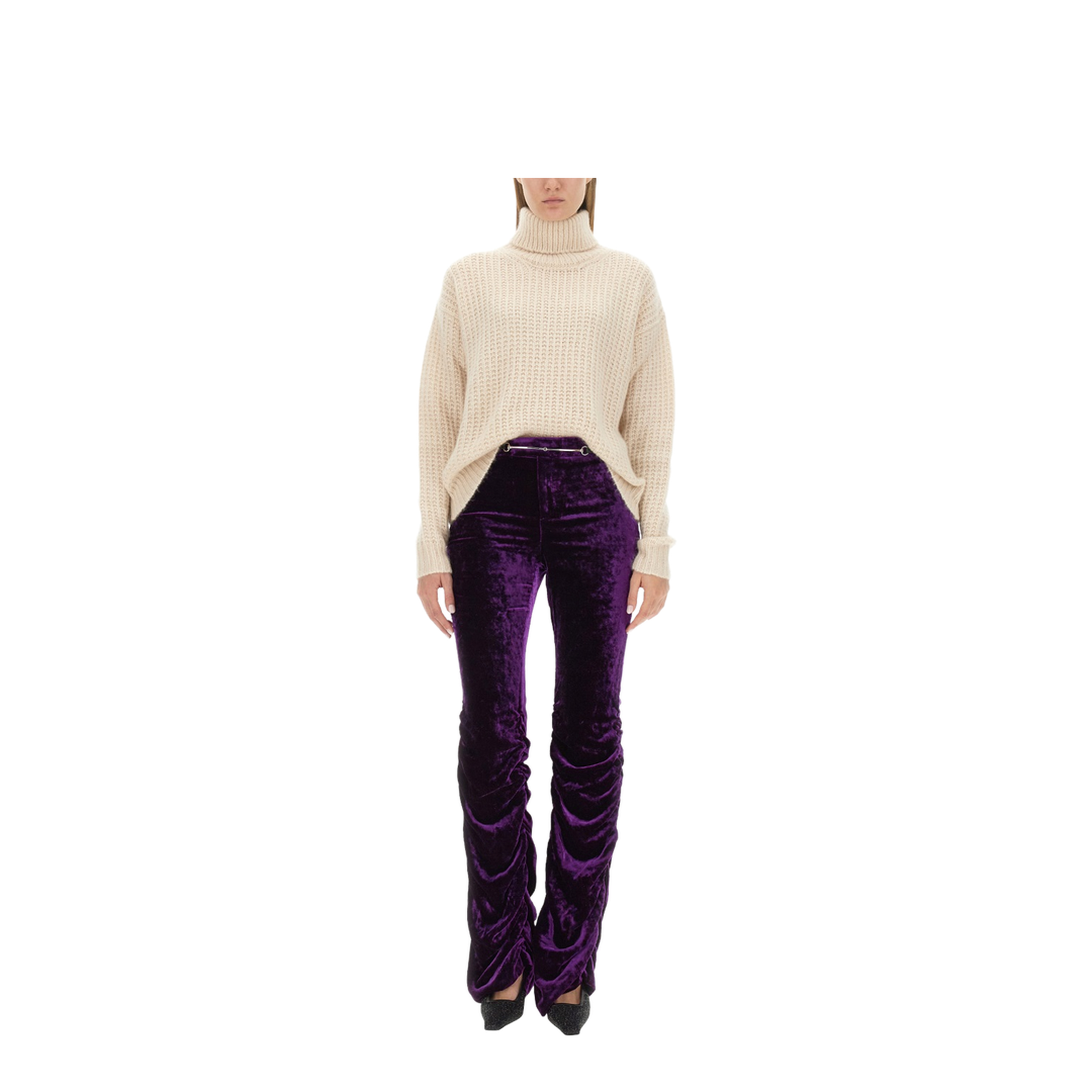 Silk and Cashmere Turtleneck Sweater