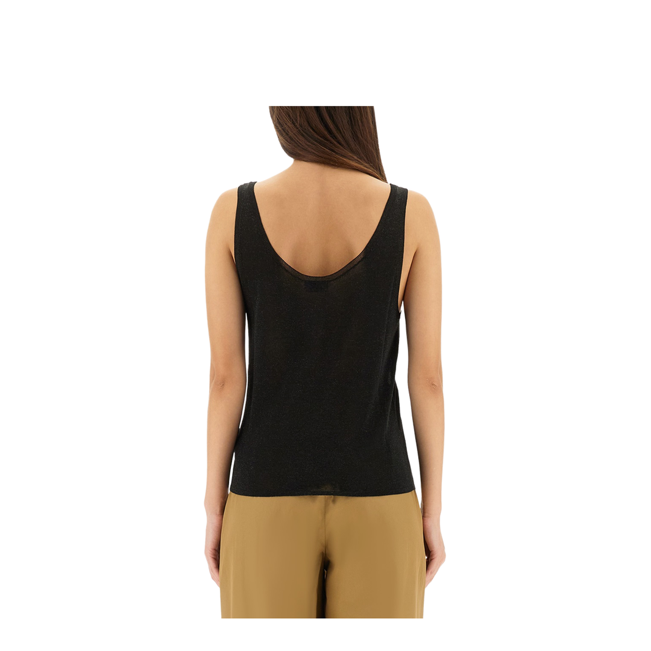 Lurex Knit Tank Top