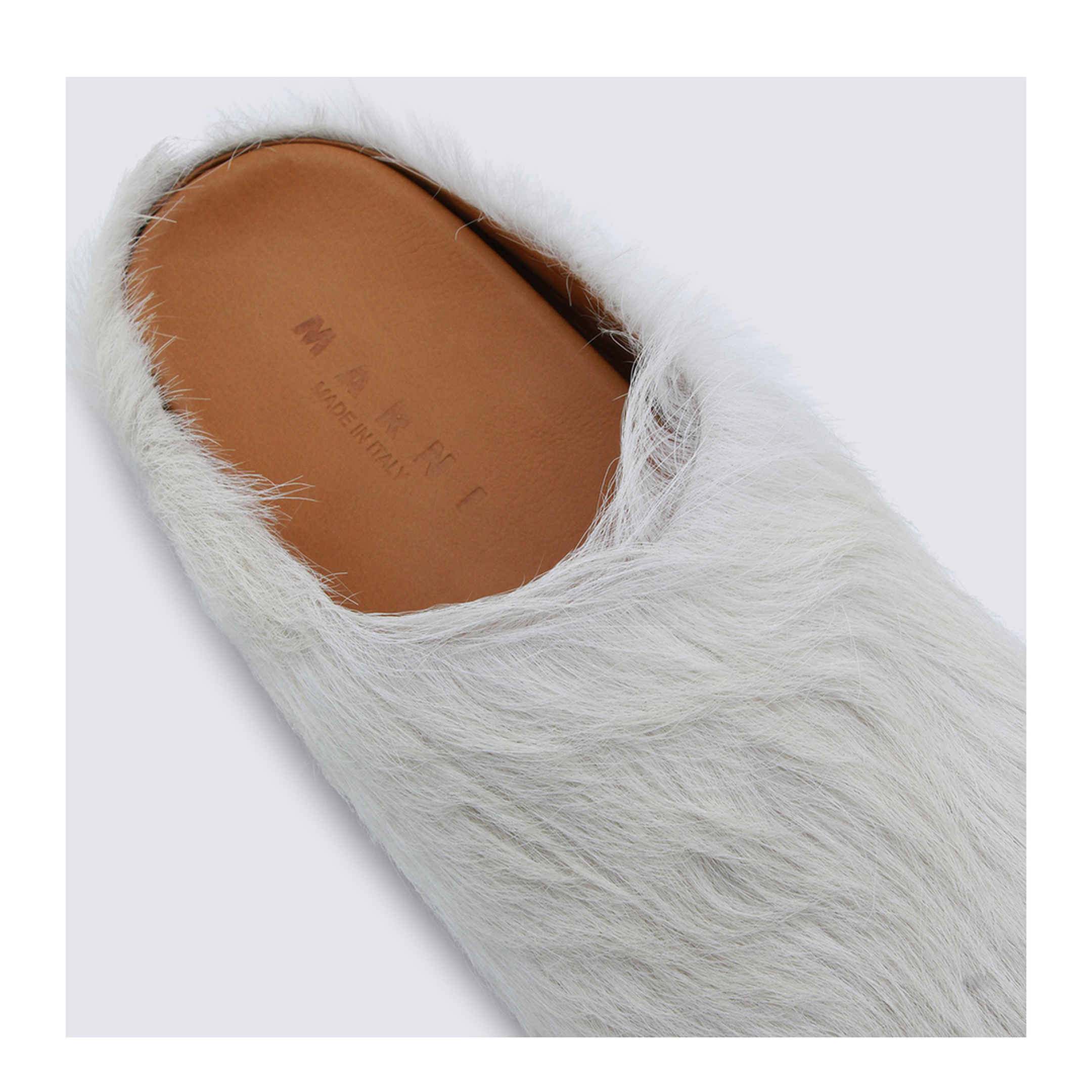 MAYFEYR - Marni - Long Calf Hair Mules - SBMR000600P412200W02