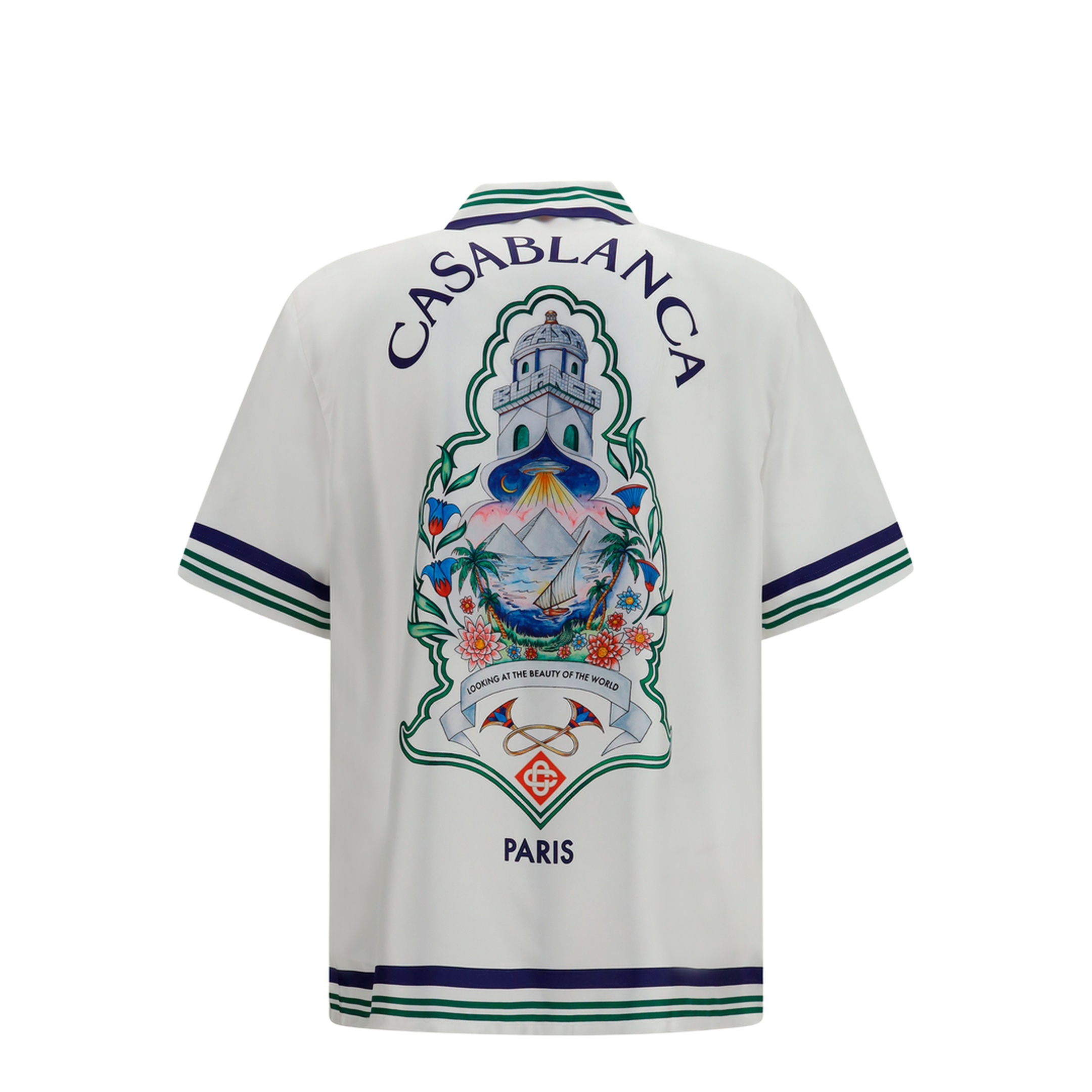 MAYFEYR - Casablanca - Short-Sleeve Hotel Crest Shirt - MPF26SH00301