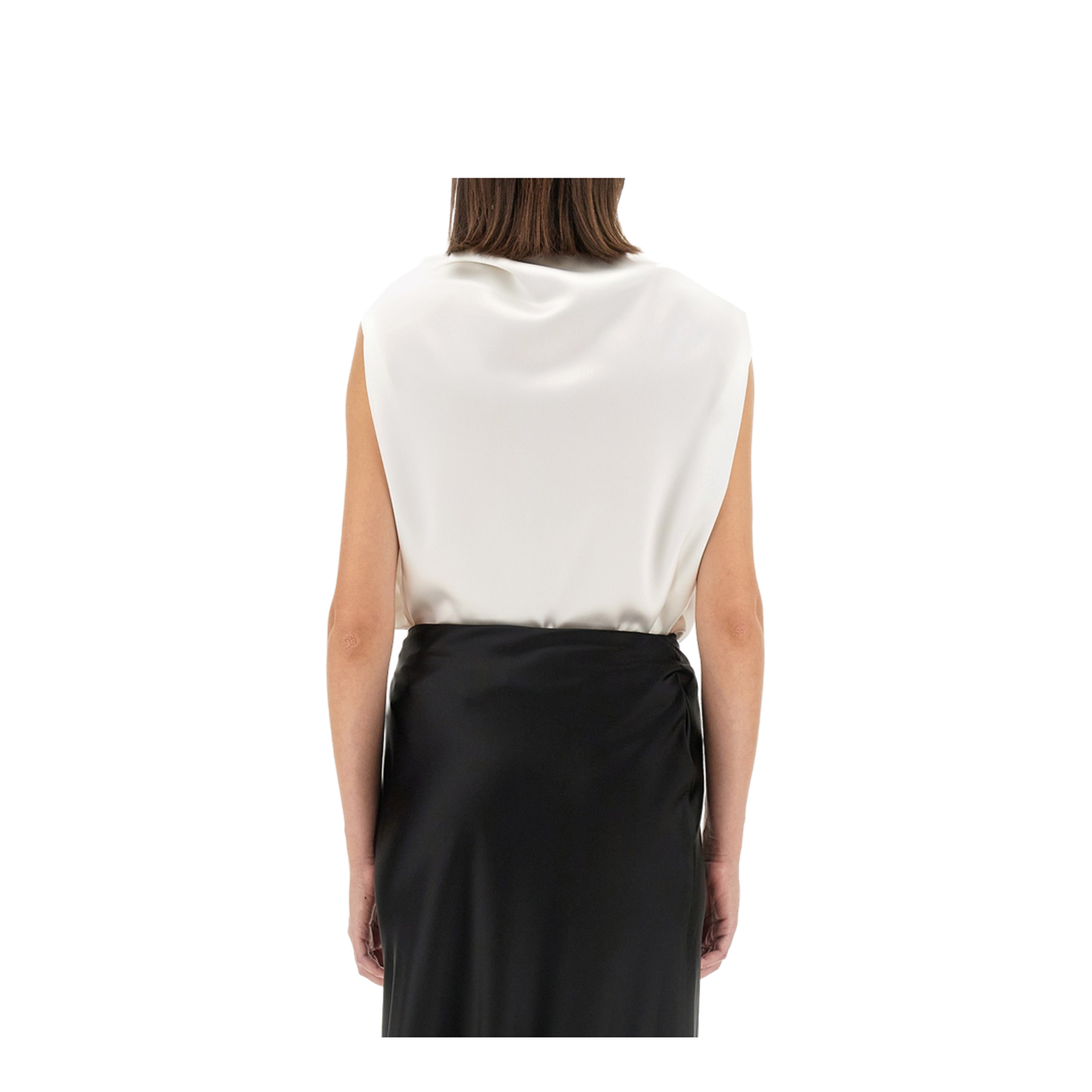 Blouses Dropped Collar White