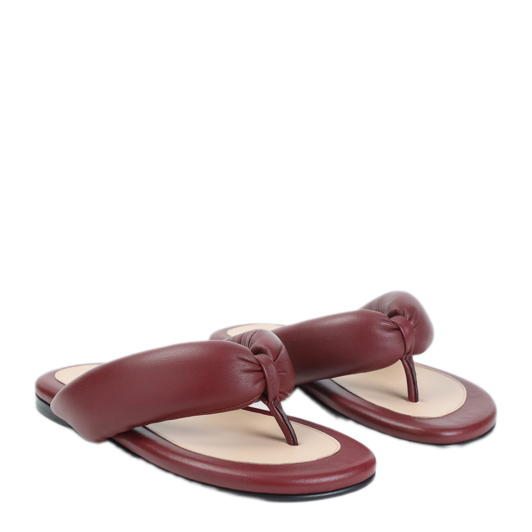 MAYFEYR - CARVEN - Red Leather Sandals - 6261161198N207