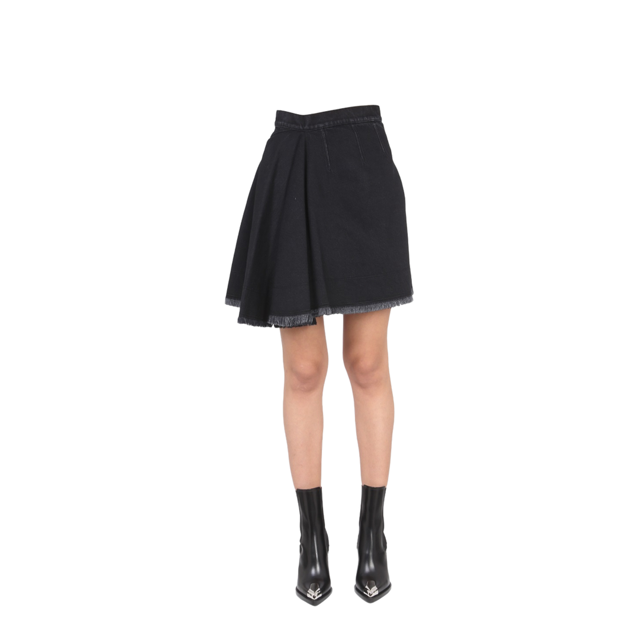 Asymmetrical Mini Skirt