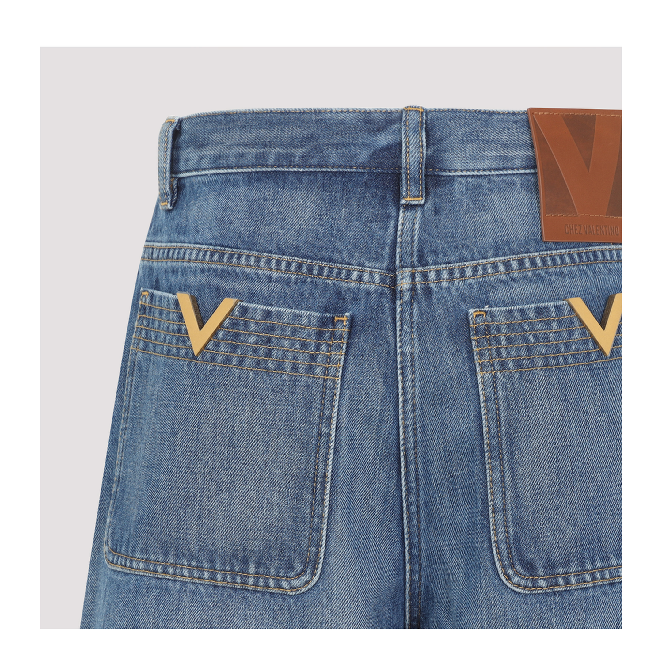 MAYFEYR - Valentino - Denim Shorts - 8B3DD28S9Y8