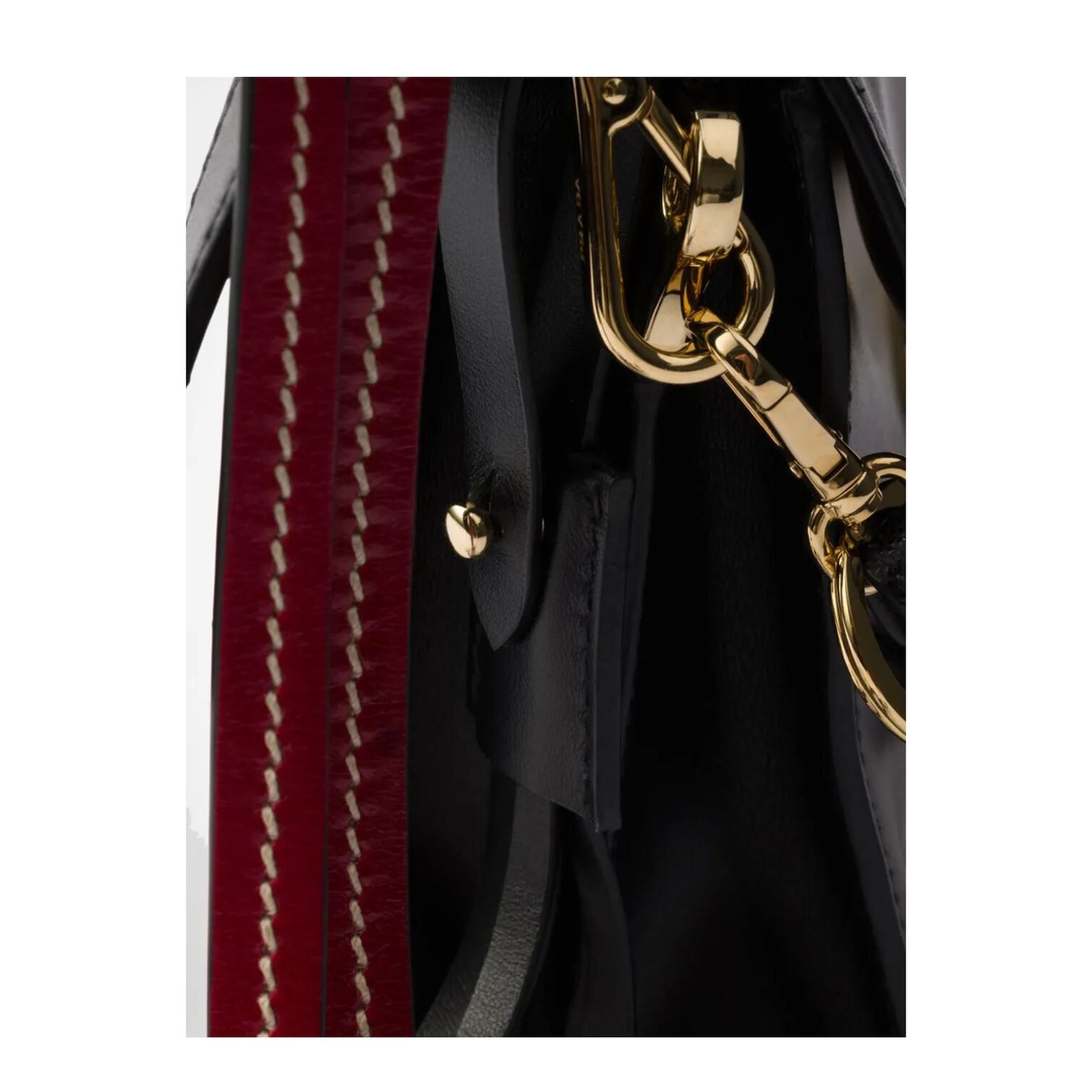 MAYFEYR - Prada - Soft Sound Small Leather Shoulder Bag With Charms - 1BD379VOO62C6A