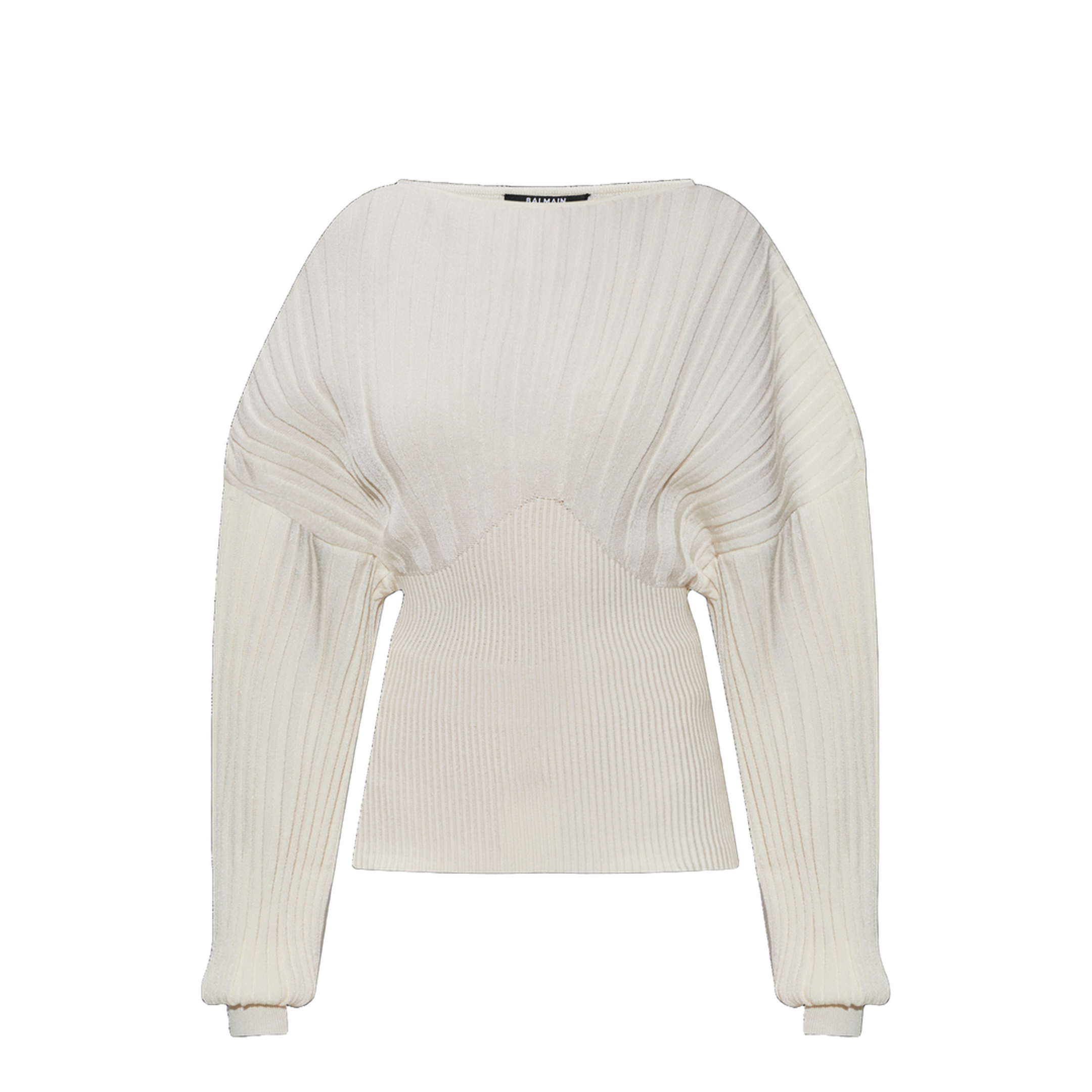 Women's Tube-Knit Jumper White