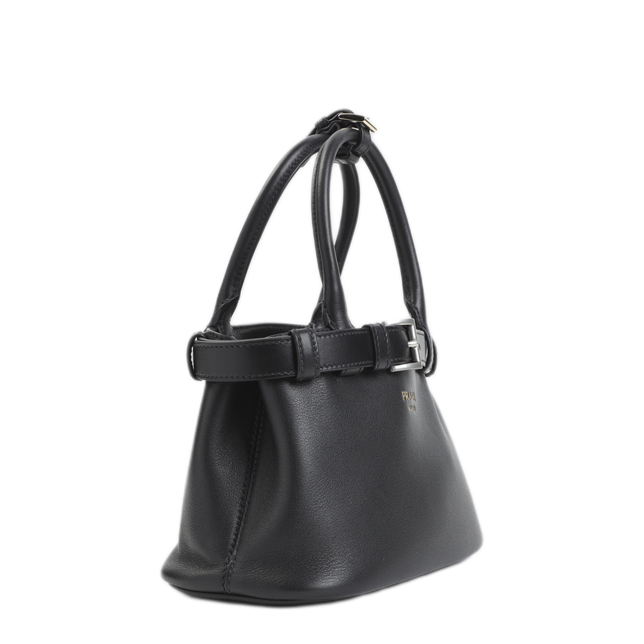 MAYFEYR - Prada - Black Leather Handbag - 1BA502VOBO2CY9F0002