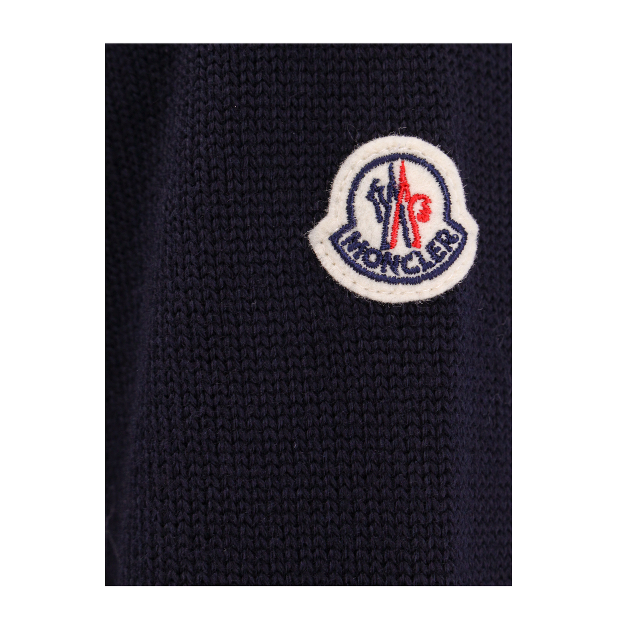 Midnight Blue Wool Cardigan