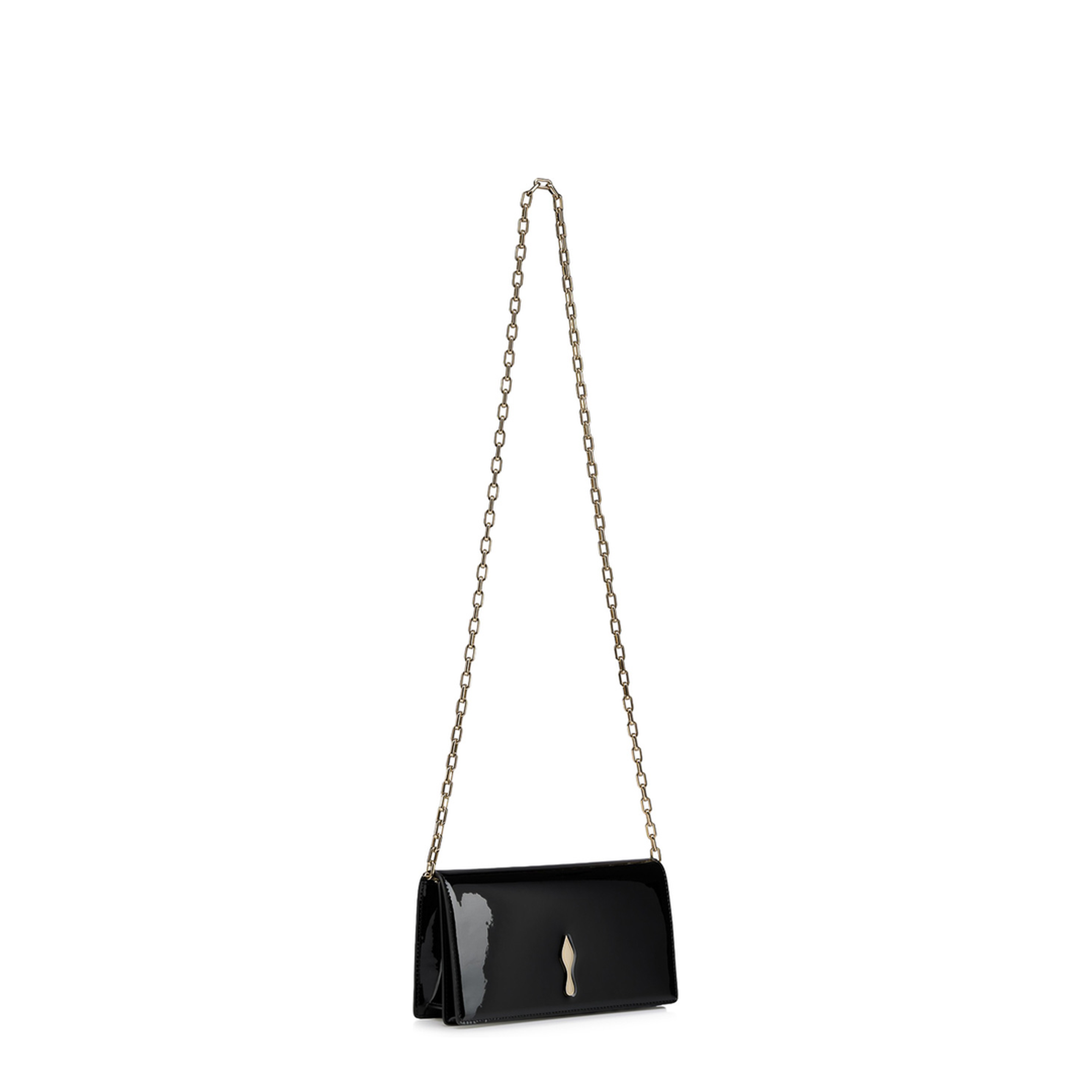 Bettina Clutch Patent Calf Leather Black